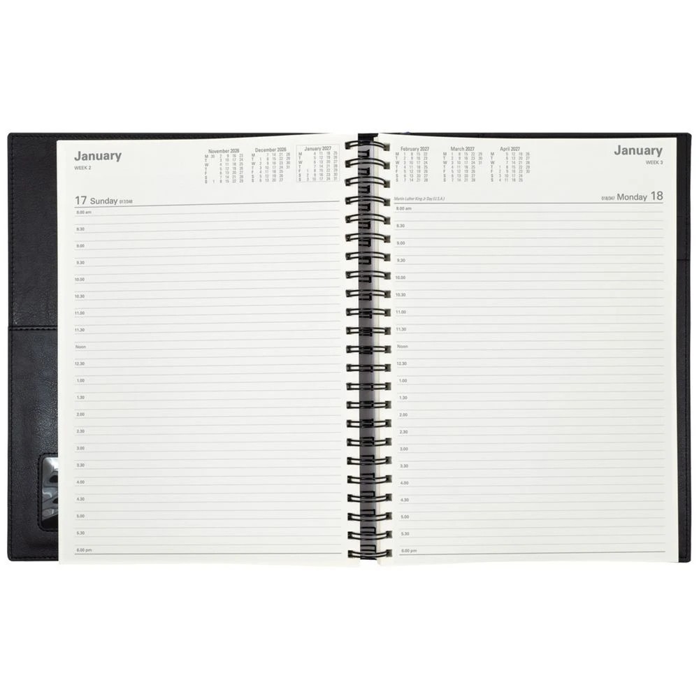 4 Collins A4 Day to Page Vanessa FY26/27 Diary Black, 4 of 4