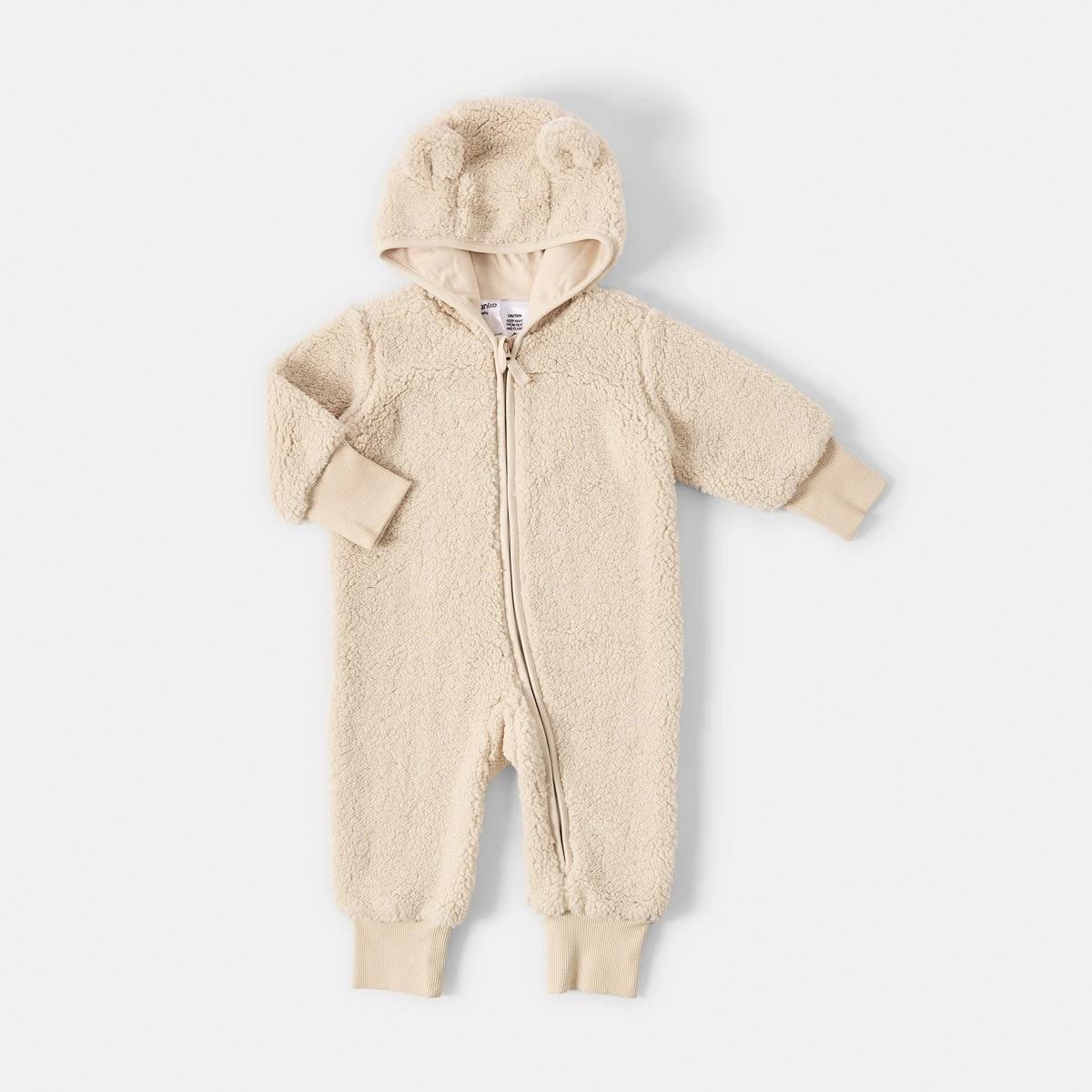 1 Fluffy Pramsuit Wht Egret, 1 of 4