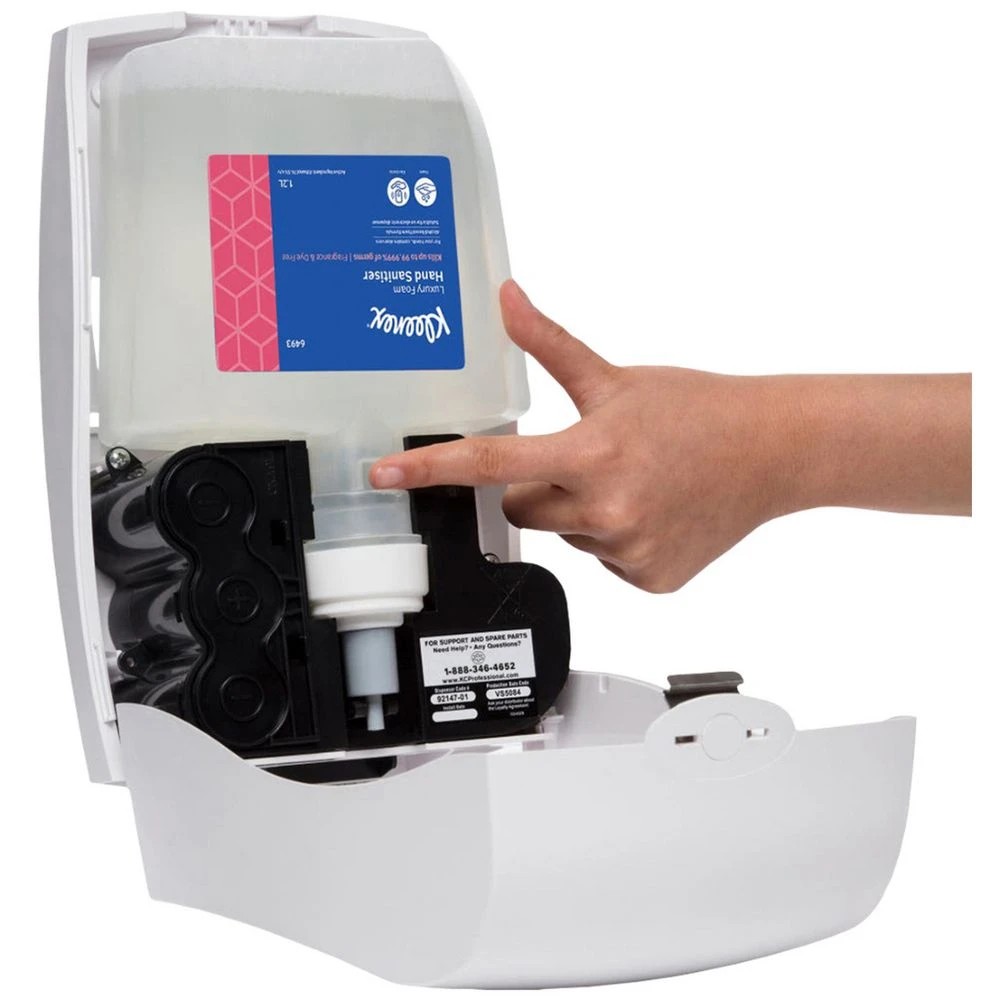 5 Kleenex Alcohol Foam Hand Sanitiser 6493 4 Cartridges 4.8L, 5 of 6