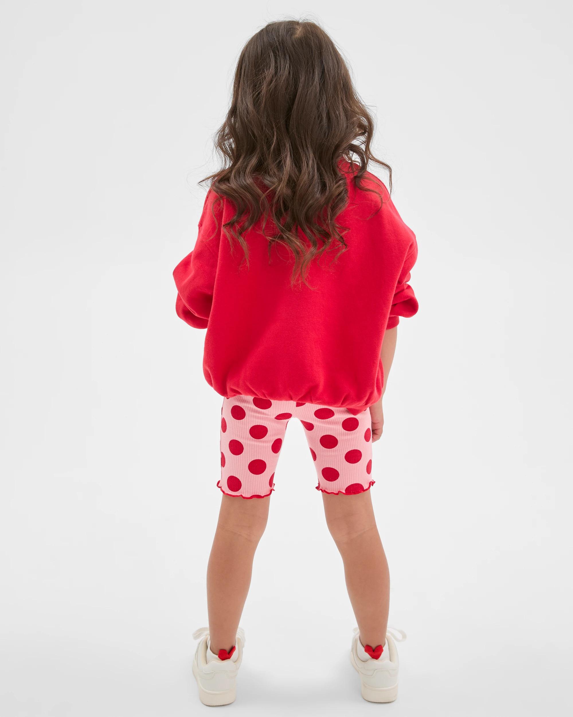4 Disney Minnie Mouse Australian Cotton Blend Jumper and Bike Shorts Set PINK, 4 of 6