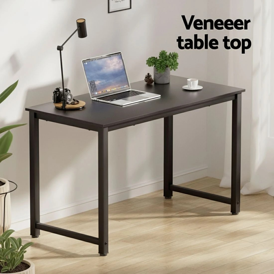 4 Artiss Computer Desk Home Office Study Table  120CM - Black, 4 of 6