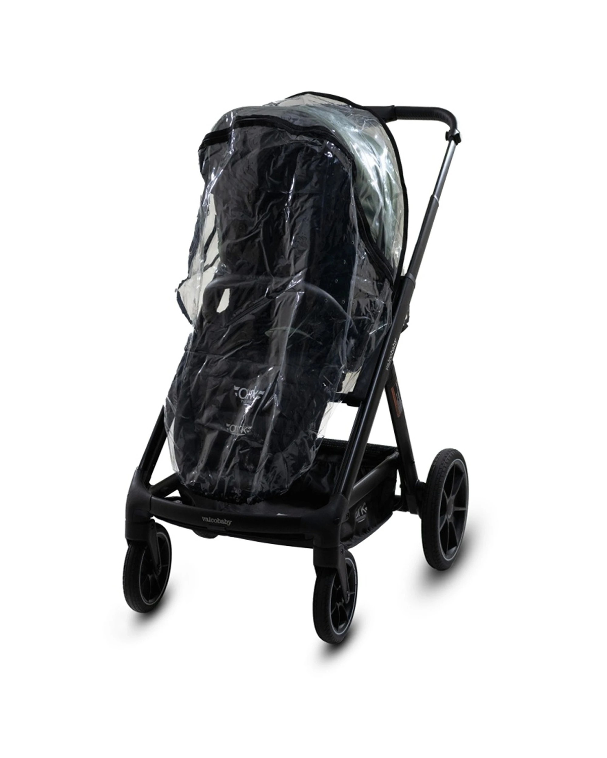 1 ValcoBaby Wind Rain Cover Heavy Gauge PVC Zip For Ark Pram Stroller 75cm Length. - Clear, 1 of 1