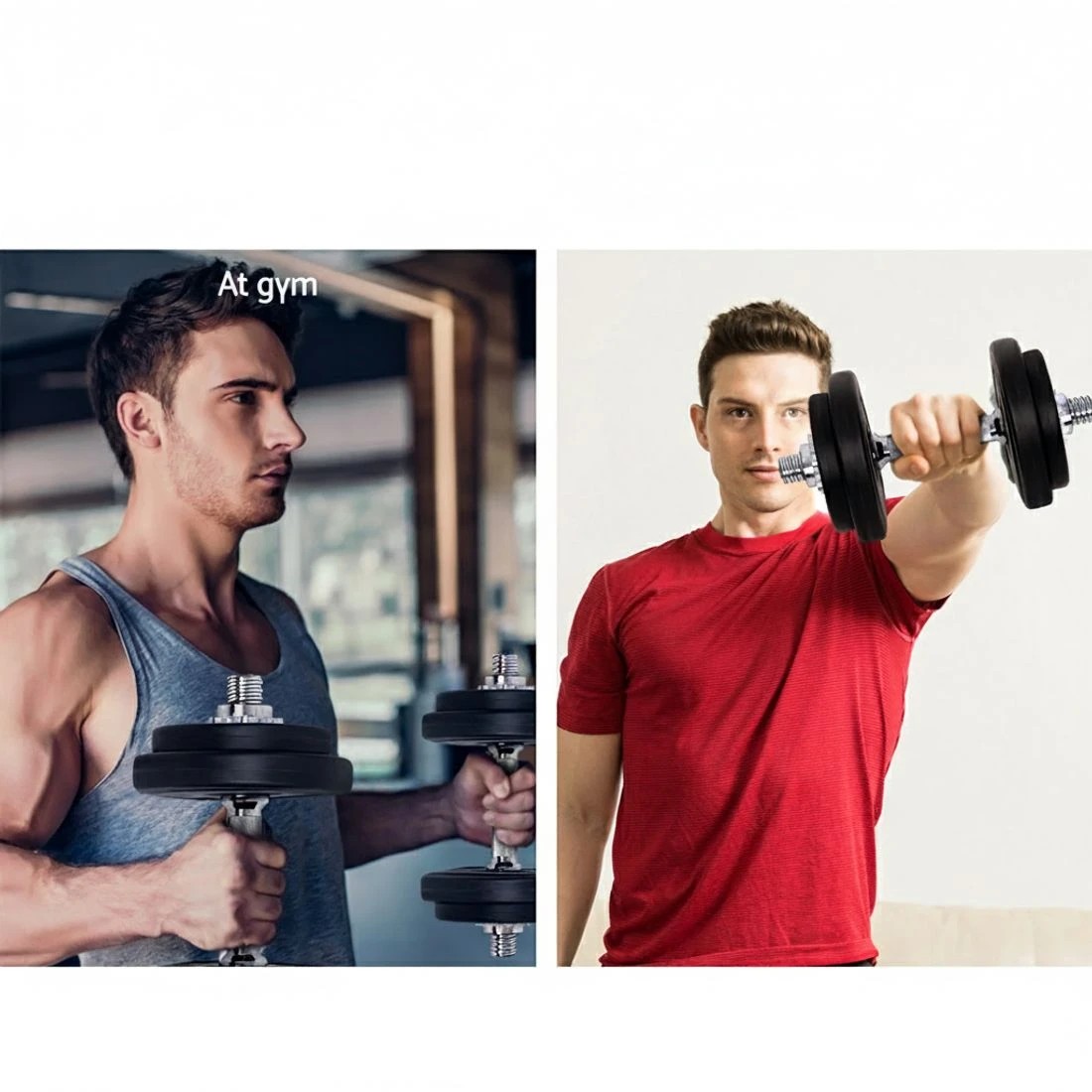 6 Everfit 20kg Dumbbell Set Weight Plates Dumbbells Lifting Bench - Black, 6 of 6