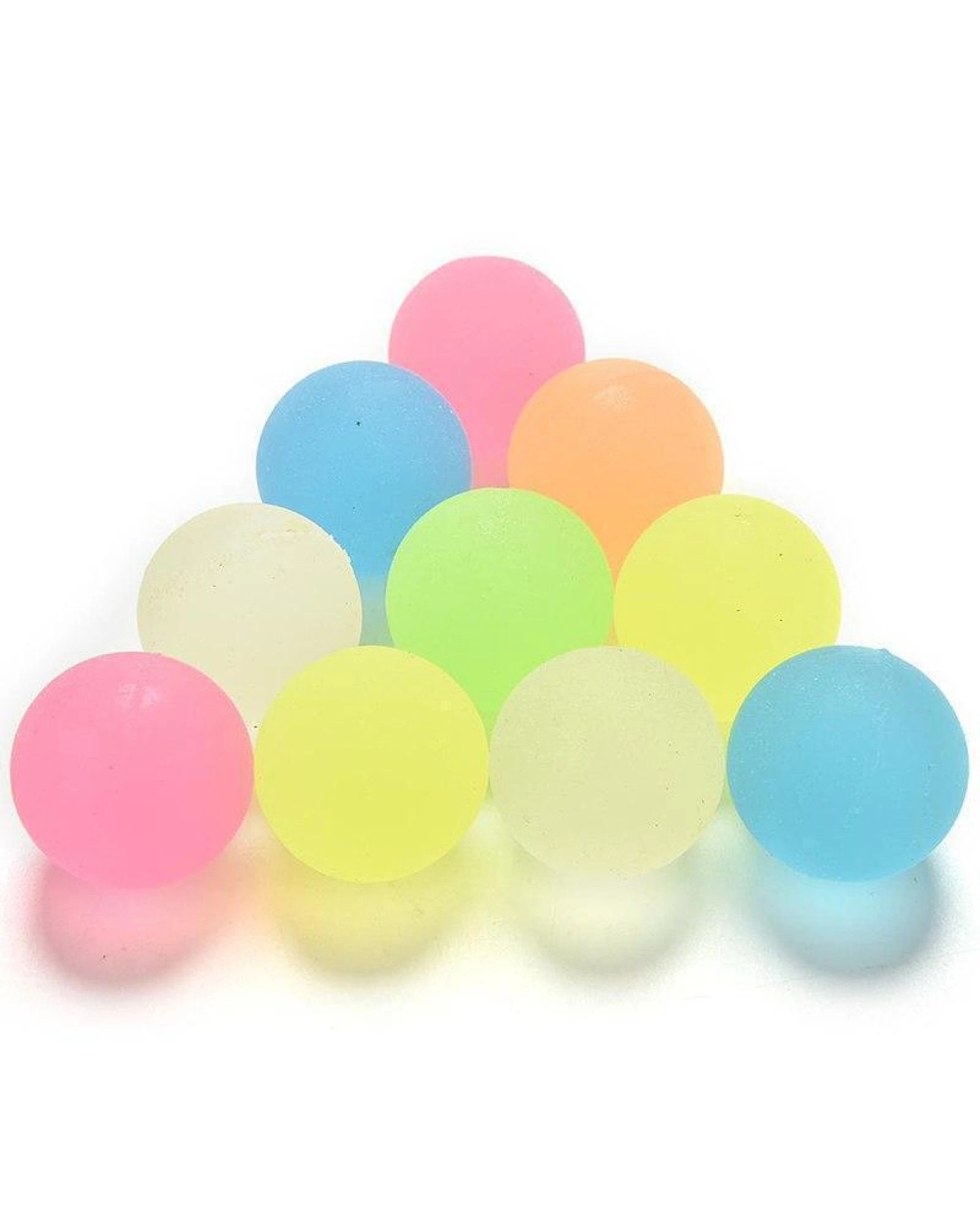 3 BR Toys Large Frosted Rubber Bouncing Balls - 10-Pack with Storage Tub, 3 of 6