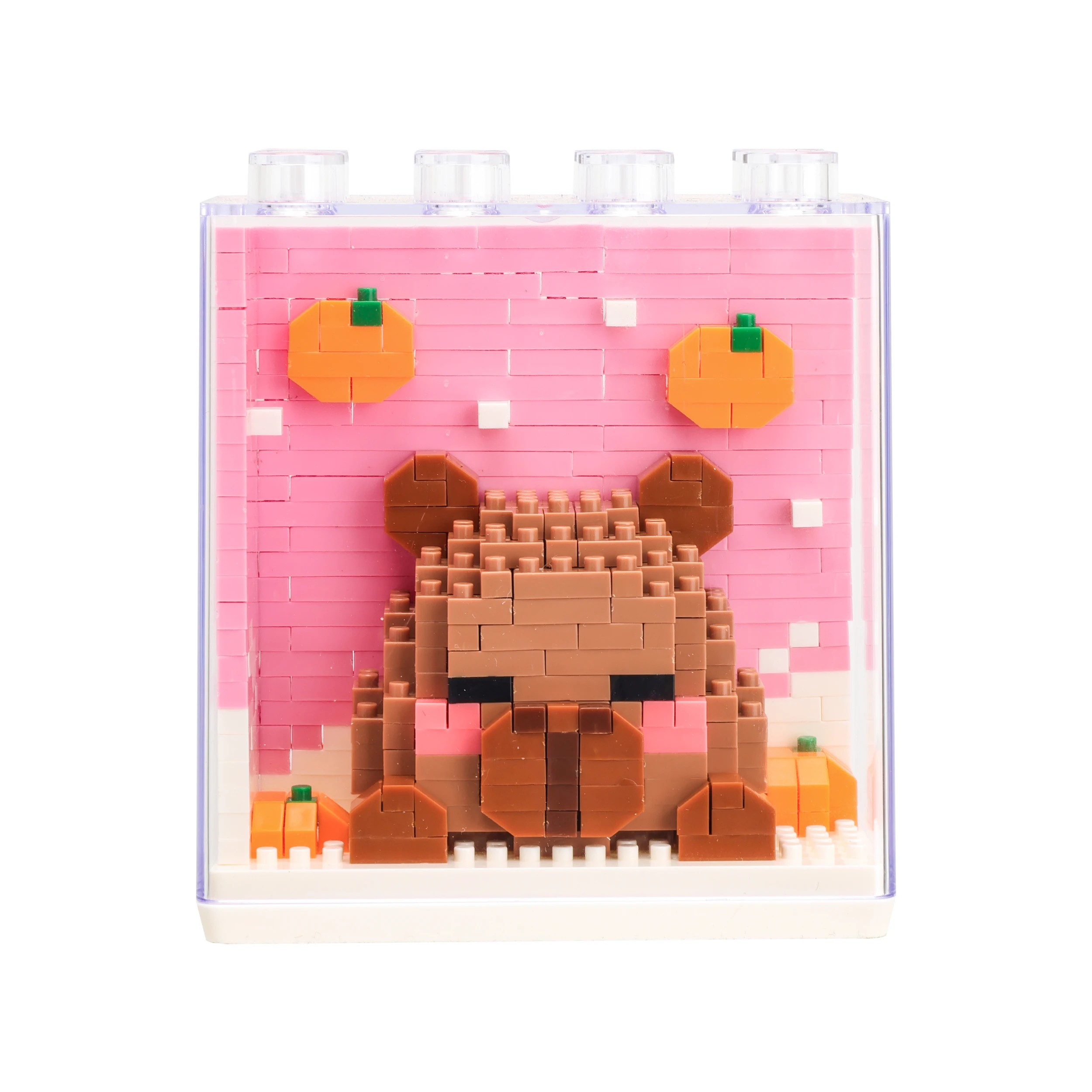 5 Mini Blocks Animals in Case - Assorted, 5 of 6
