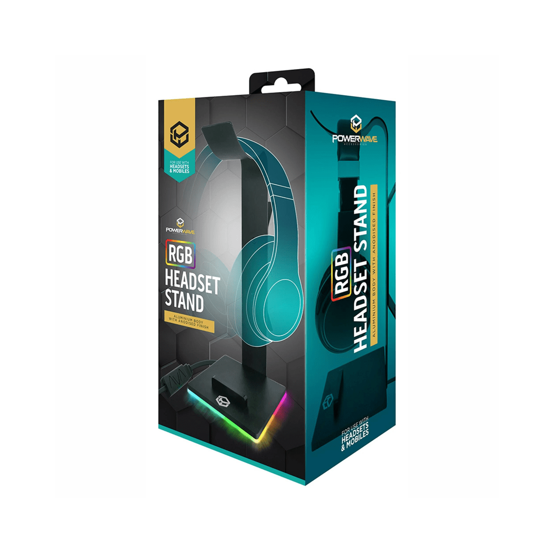 1 Powerwave RGB Headset Stand, 1 of 2