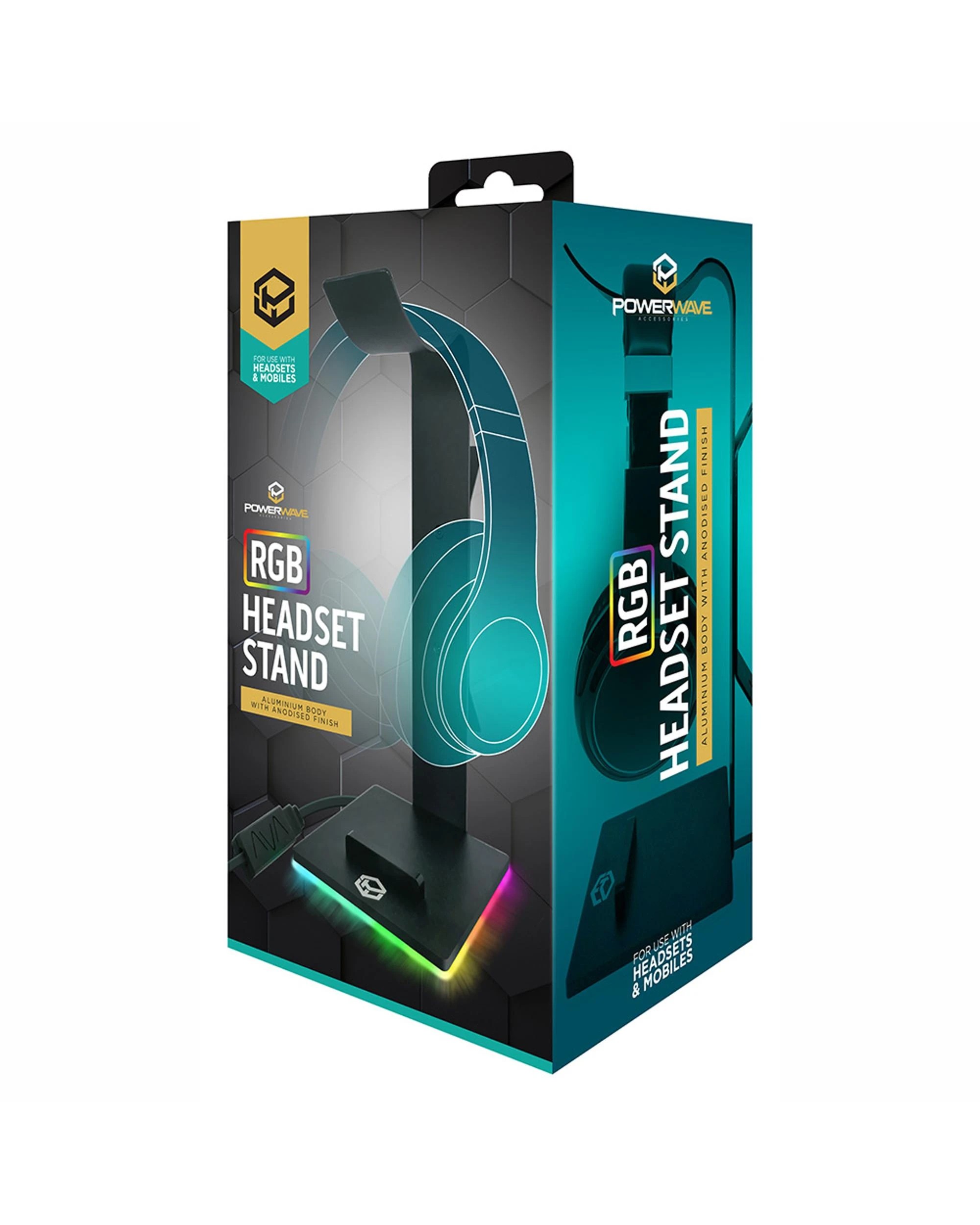 1 Powerwave RGB Headset Stand, 1 of 2