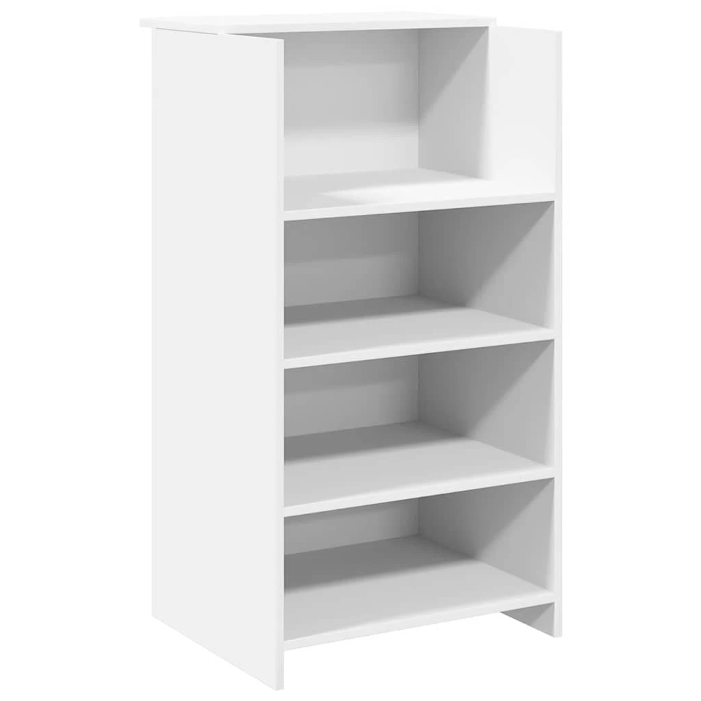 1 vidaXL reception desk Ample Storage - White, 1 of 10