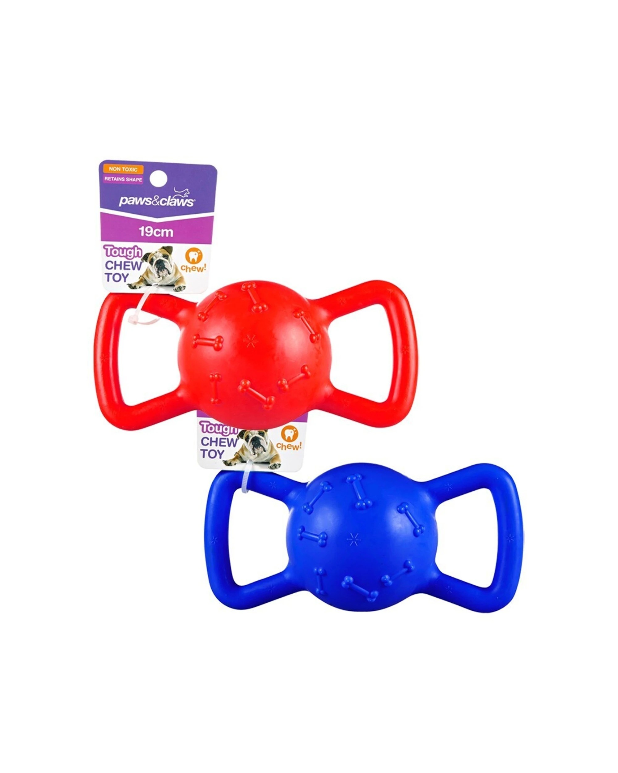 4 Paws And Claws 19cm Super Tuff Tug Of War Tpr Durable Interactive Dog Toy - Assorted, 4 of 4