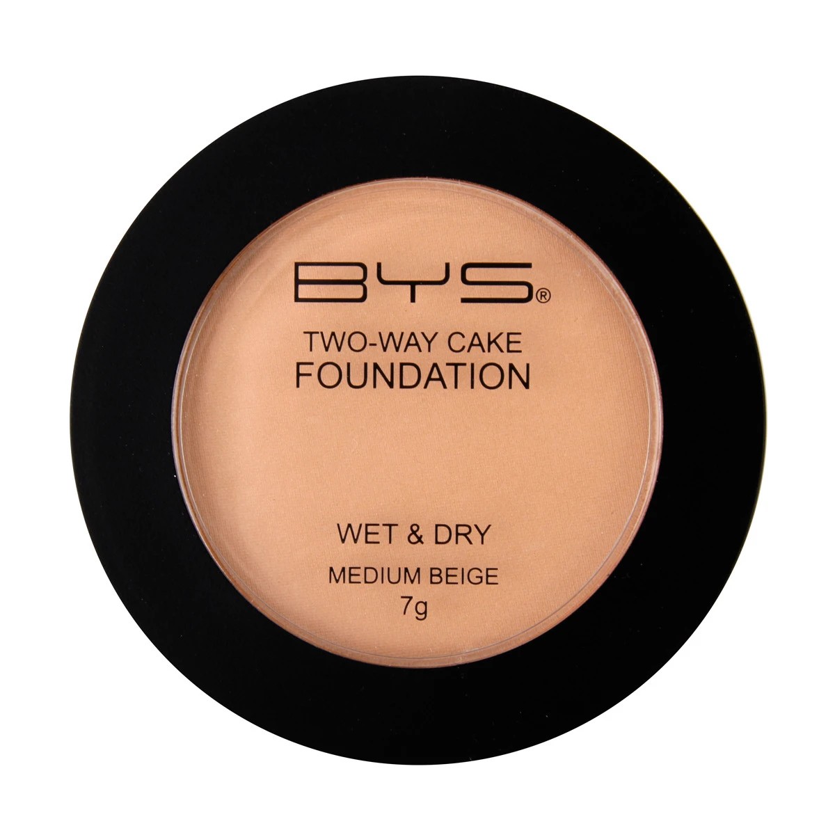 1 BYS Two-Way Cake Foundation - 7g, Medium Beige