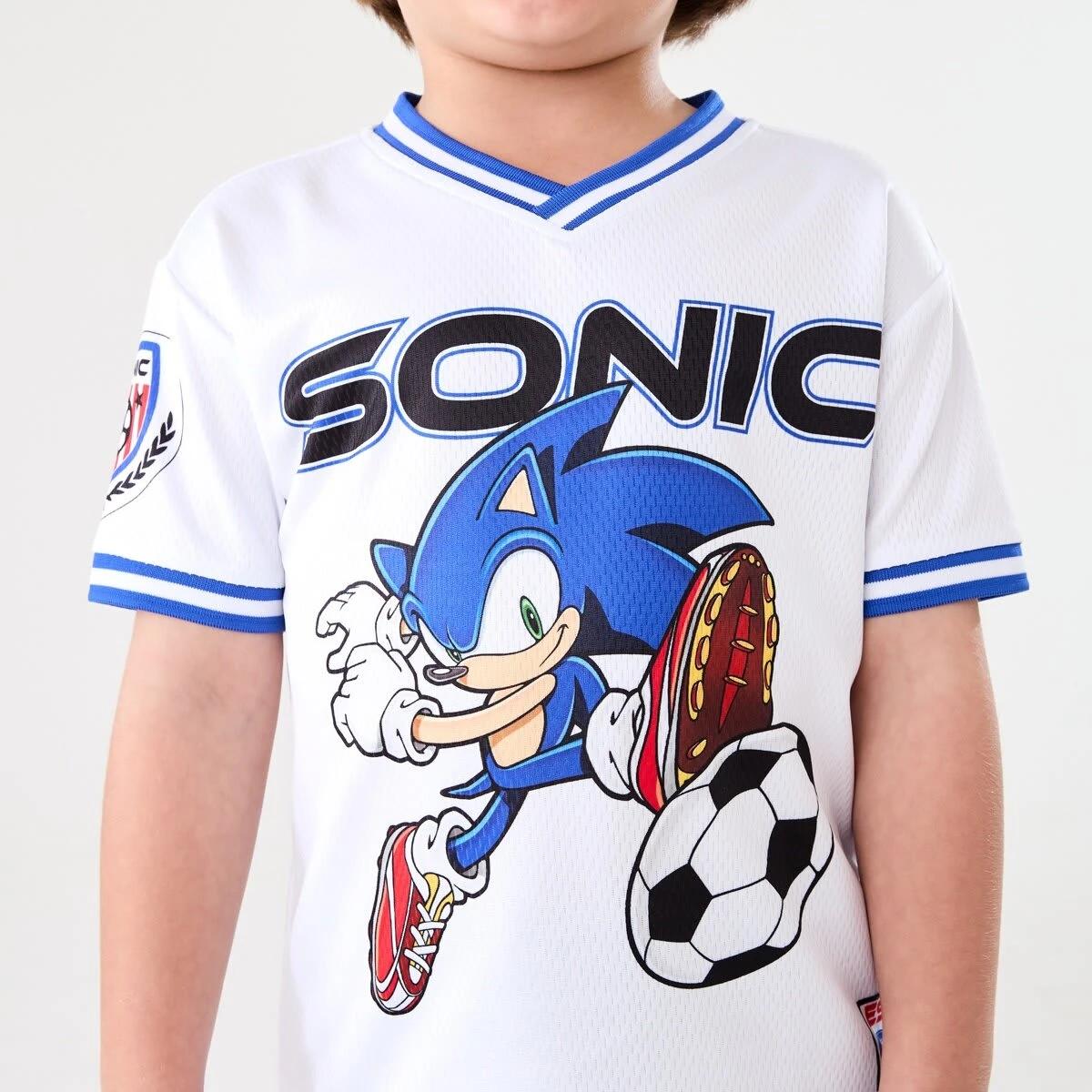 4 Oversized Sonic License Mesh T-shirt SONIC PLAYS SOCCER, 4 of 8