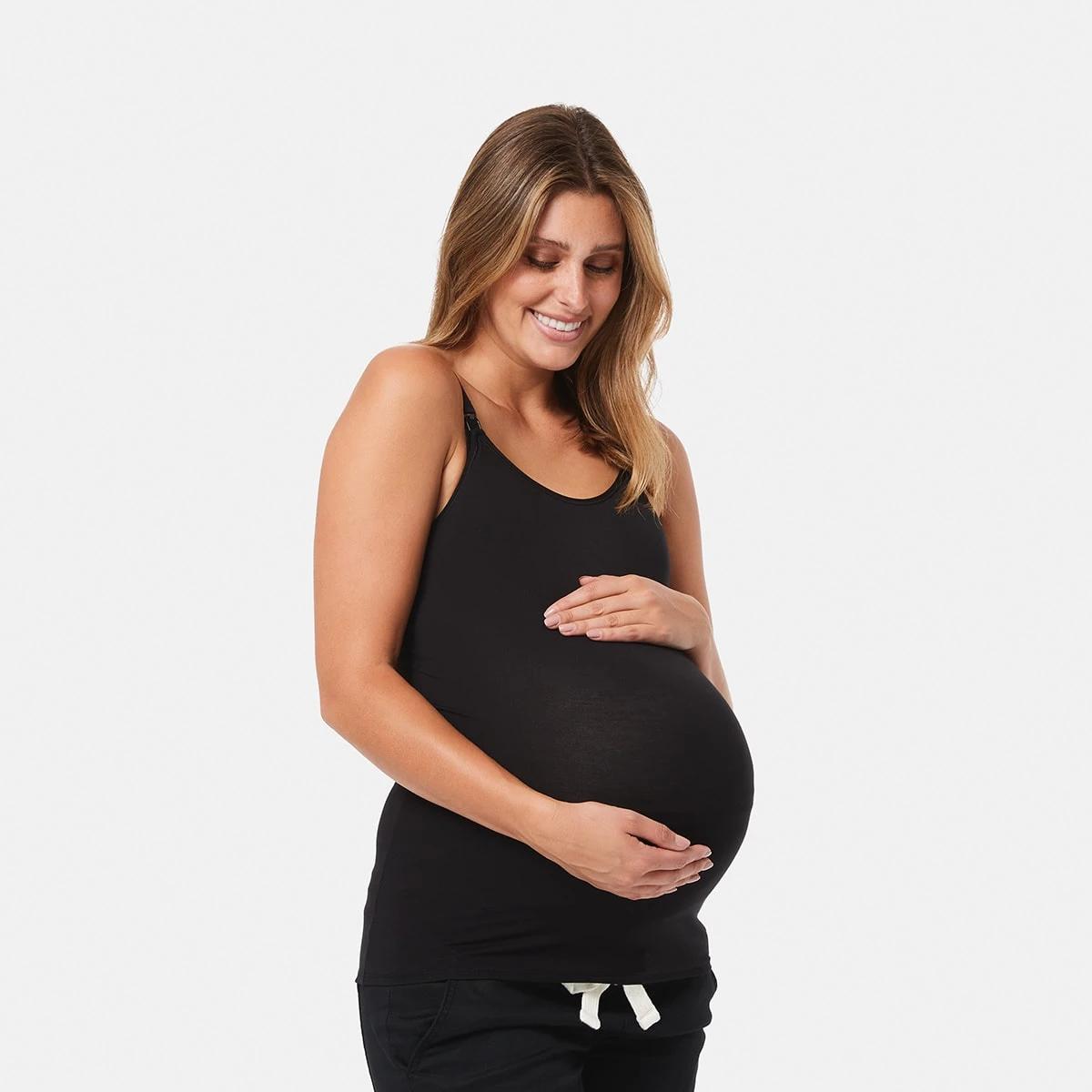 2 Maternity Cami BLACK, 2 of 6