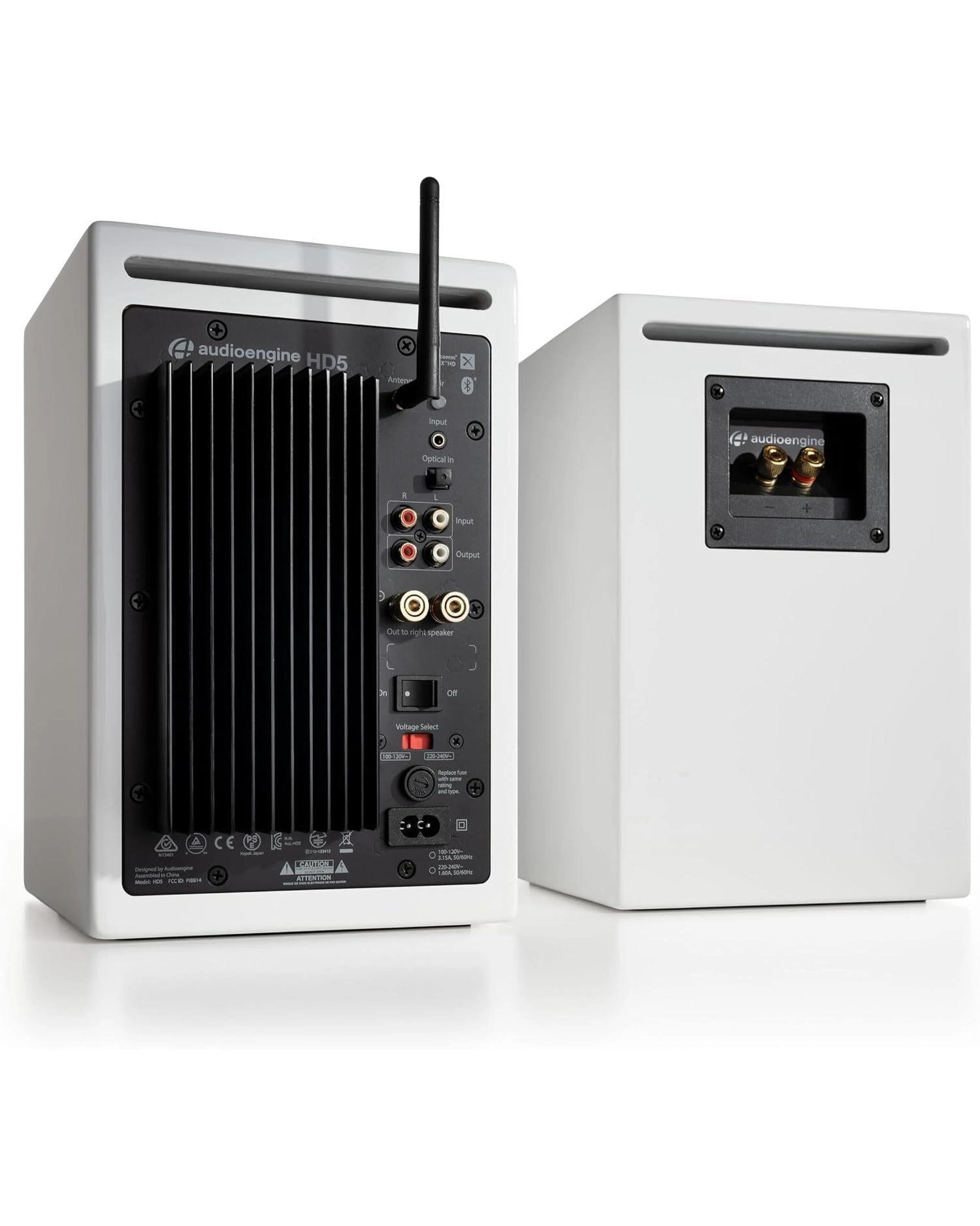 2 Audioengine HD5 Wireless Speaker System-White, 2 of 3