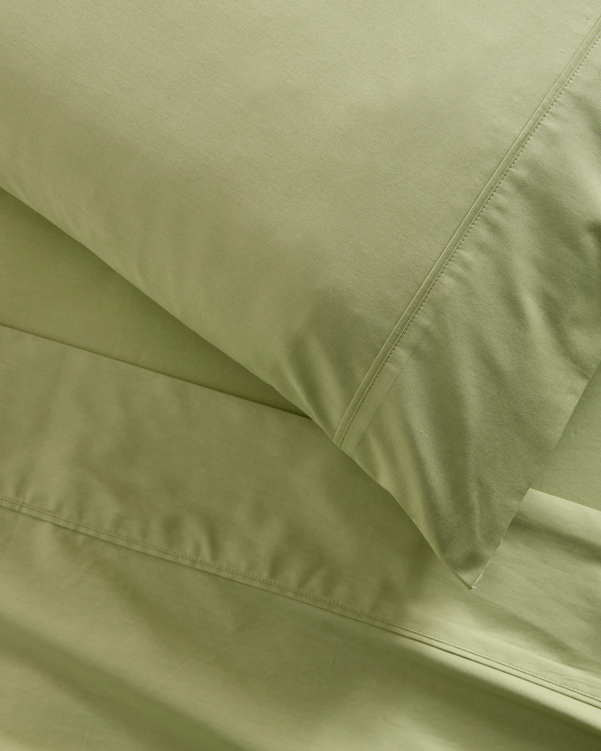 3 Target 250 Thread Count Australian Cotton Sheet Set - Queen Bed - Green, 3 of 3