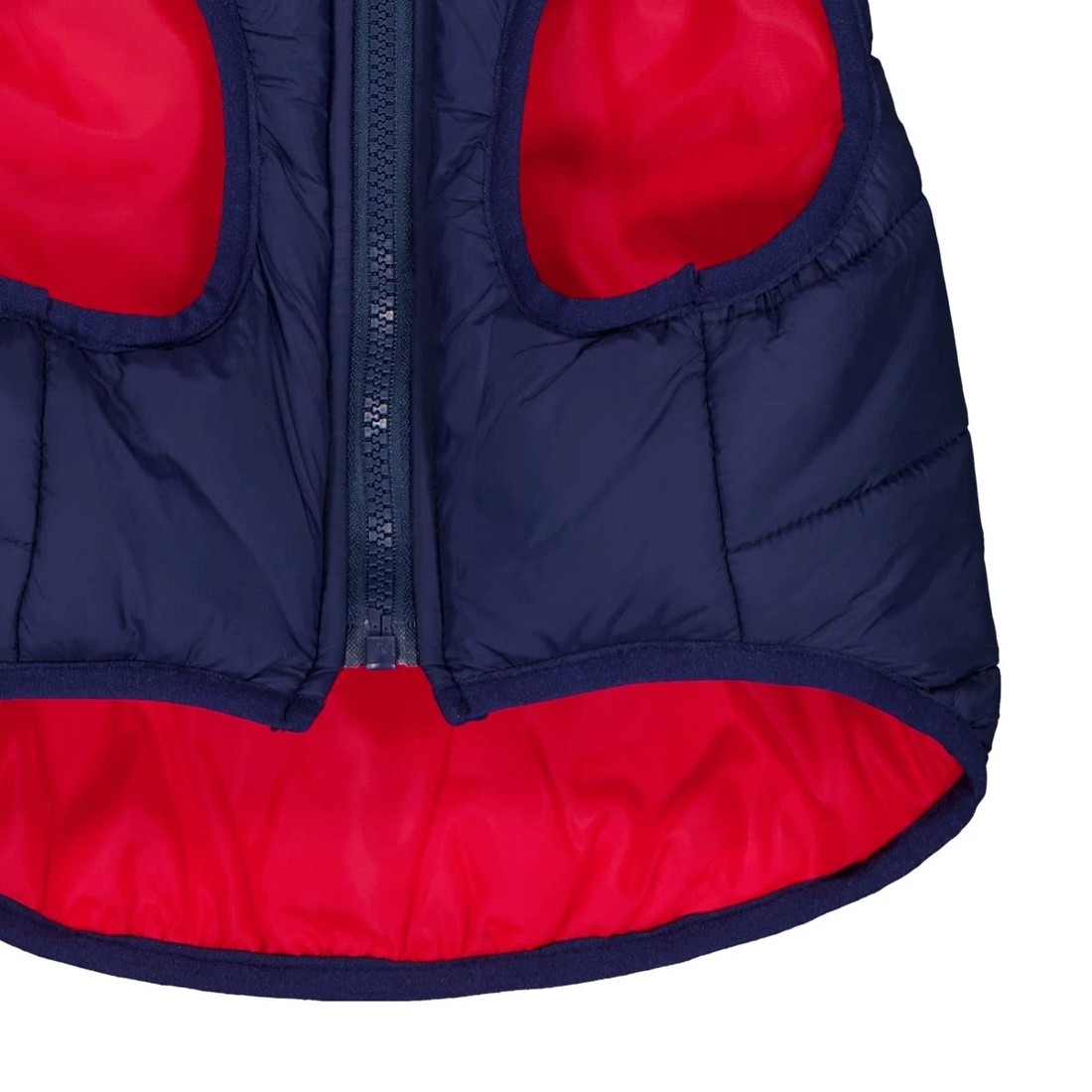 8 Pet Puffer Jacket - Medium, Navy, 8 of 10