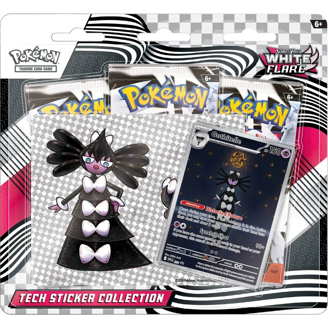 1 Pokemon Trading Card Game: Scarlet & Violet White Flare Tech Sticker Collection, 1 of 1