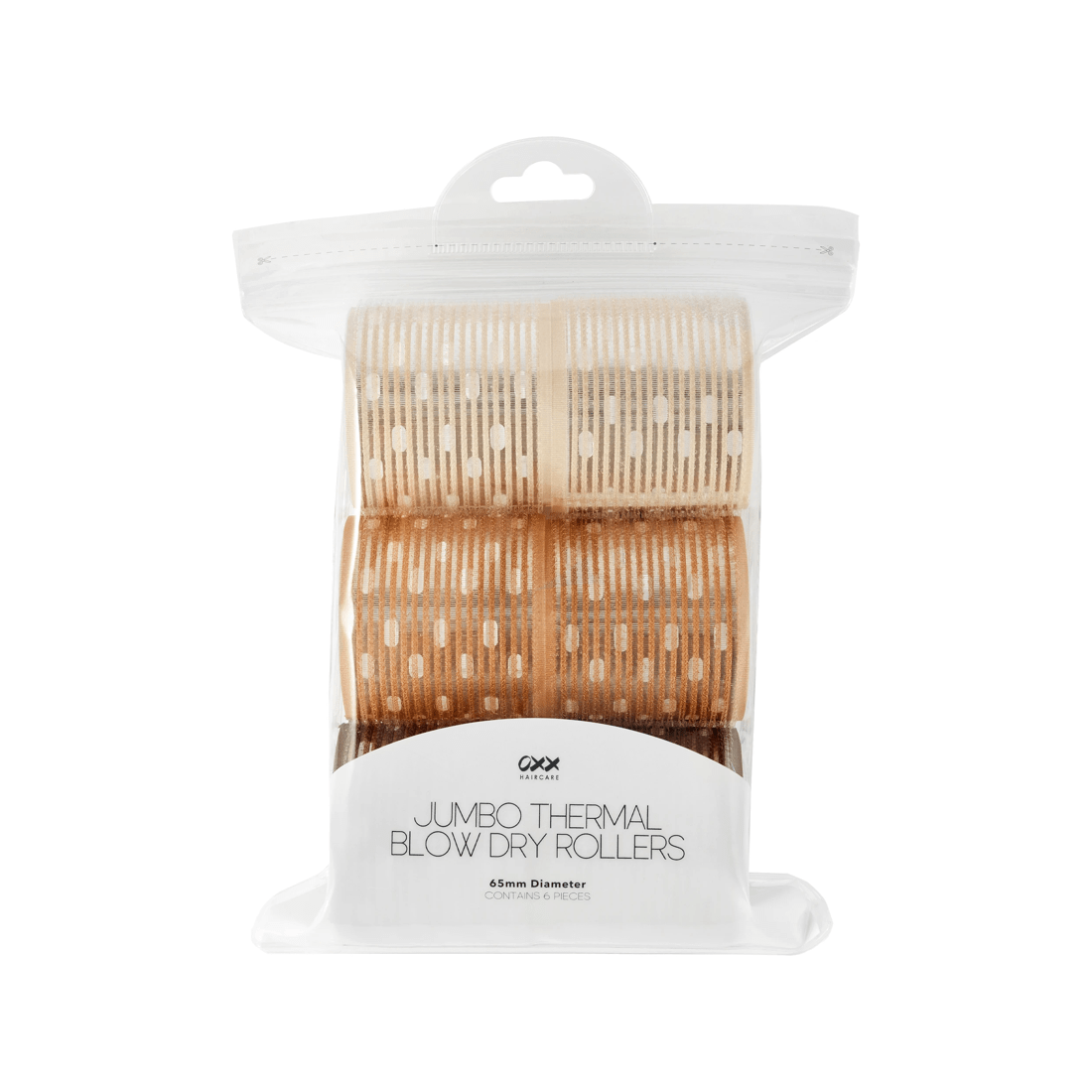 1 OXX Haircare 6 Piece Jumbo Thermal Blow Dry Rollers, 1 of 4