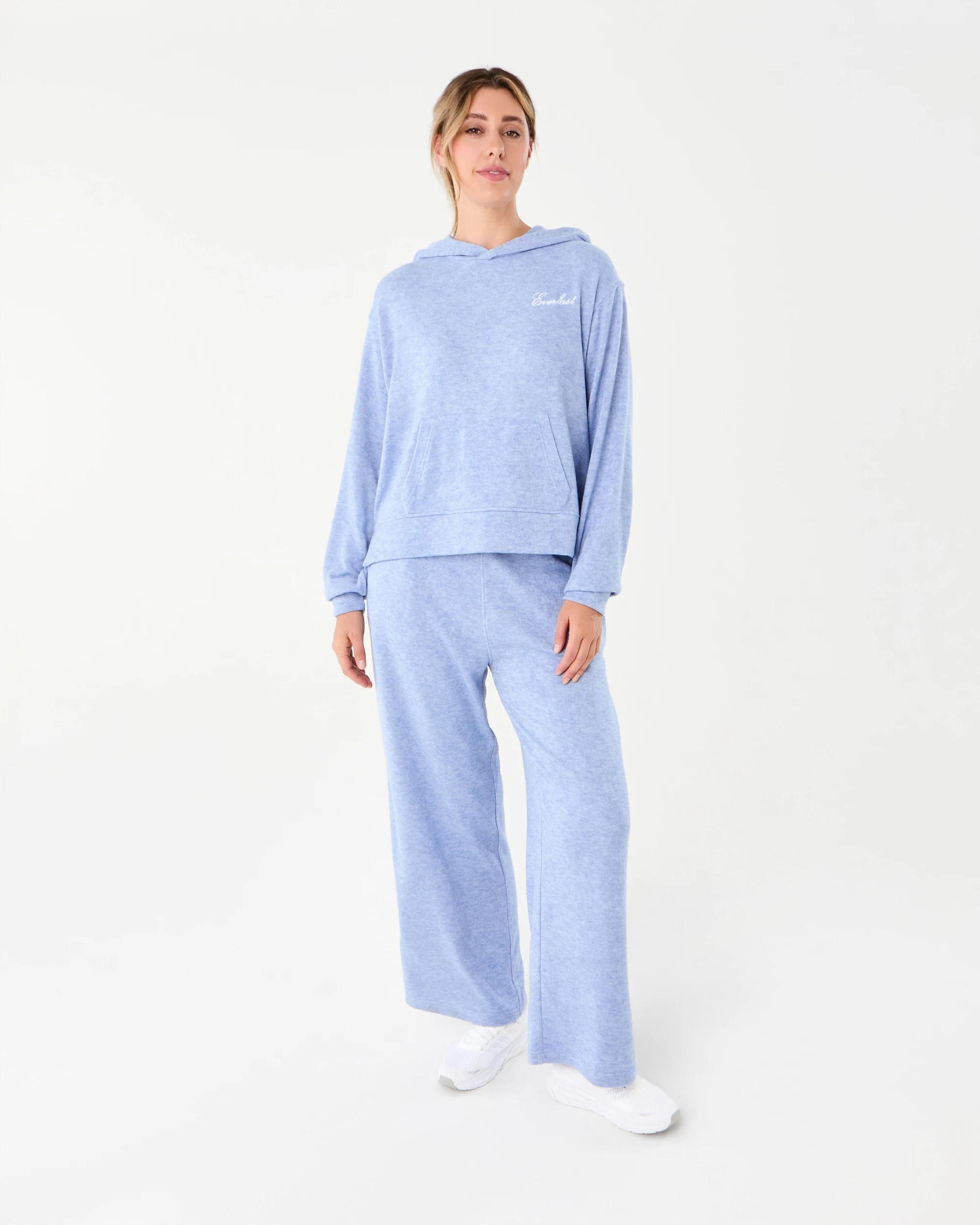 1 Everlast Womens Terry Towelling Pants Win Frost, 1 of 6