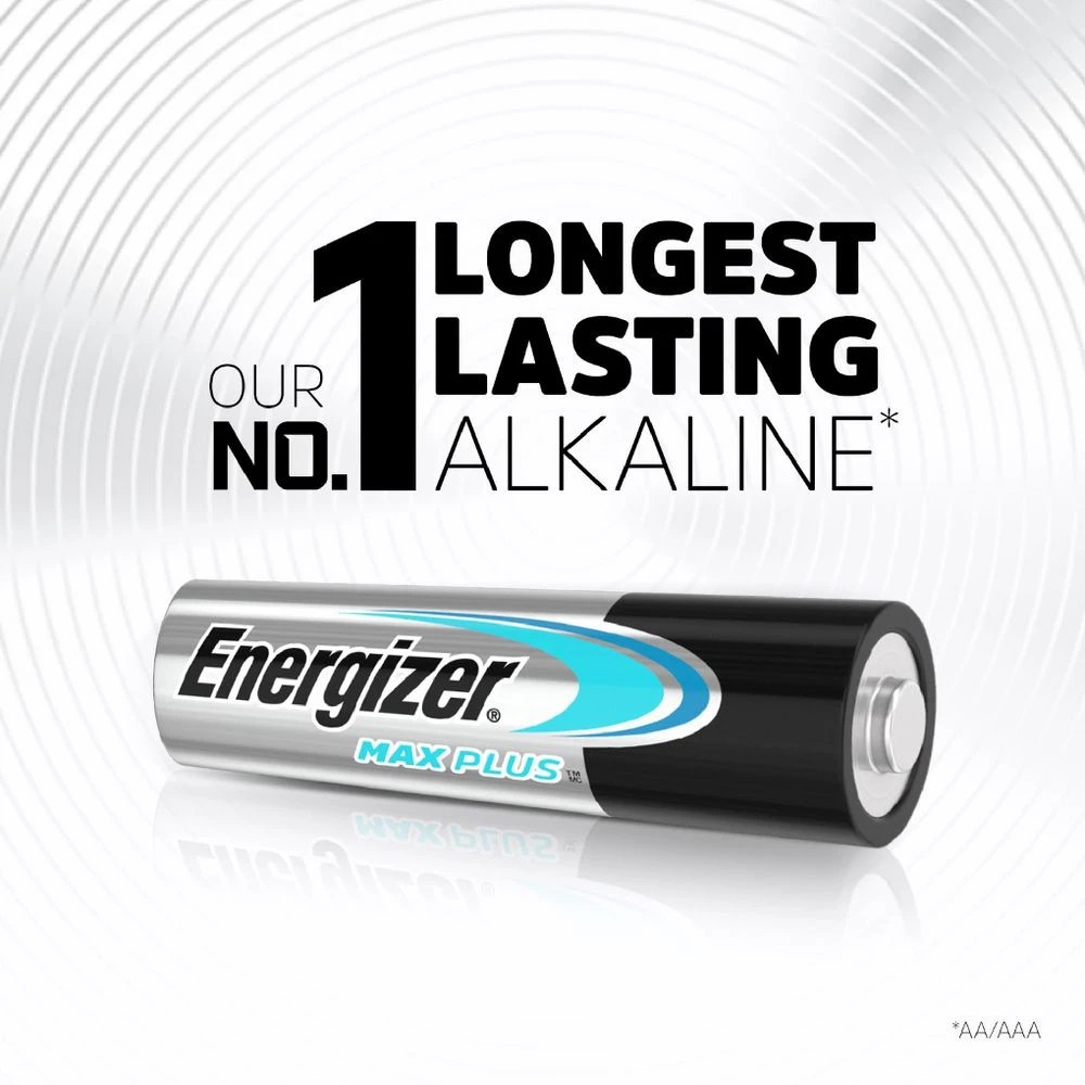 3 Energizer MAX Plus AA Alkaline Batteries 4 Pack, 3 of 8