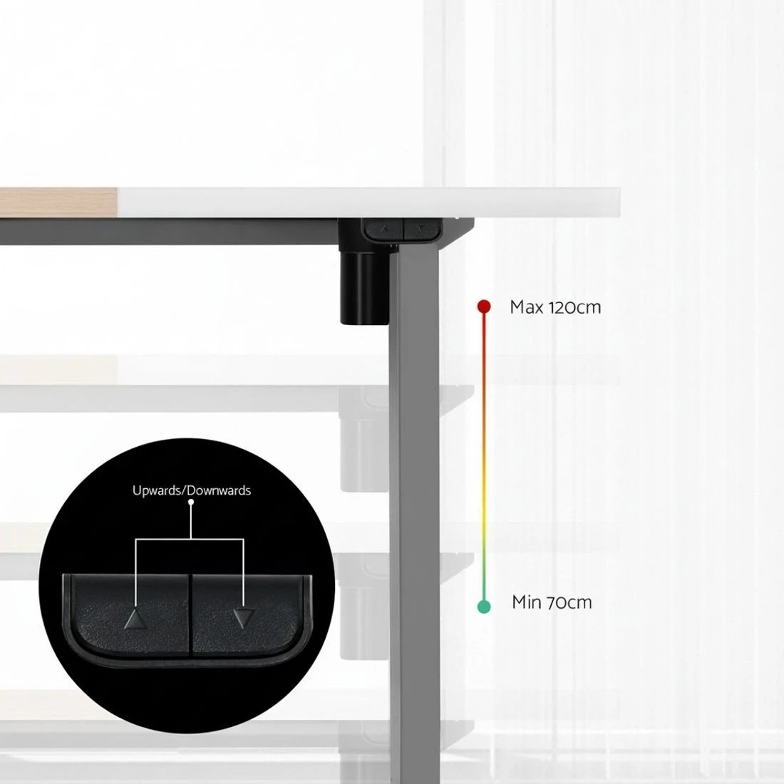 5 Artiss Standing Desk Electric Sit Stand Desks 120CM - Multi, 5 of 6