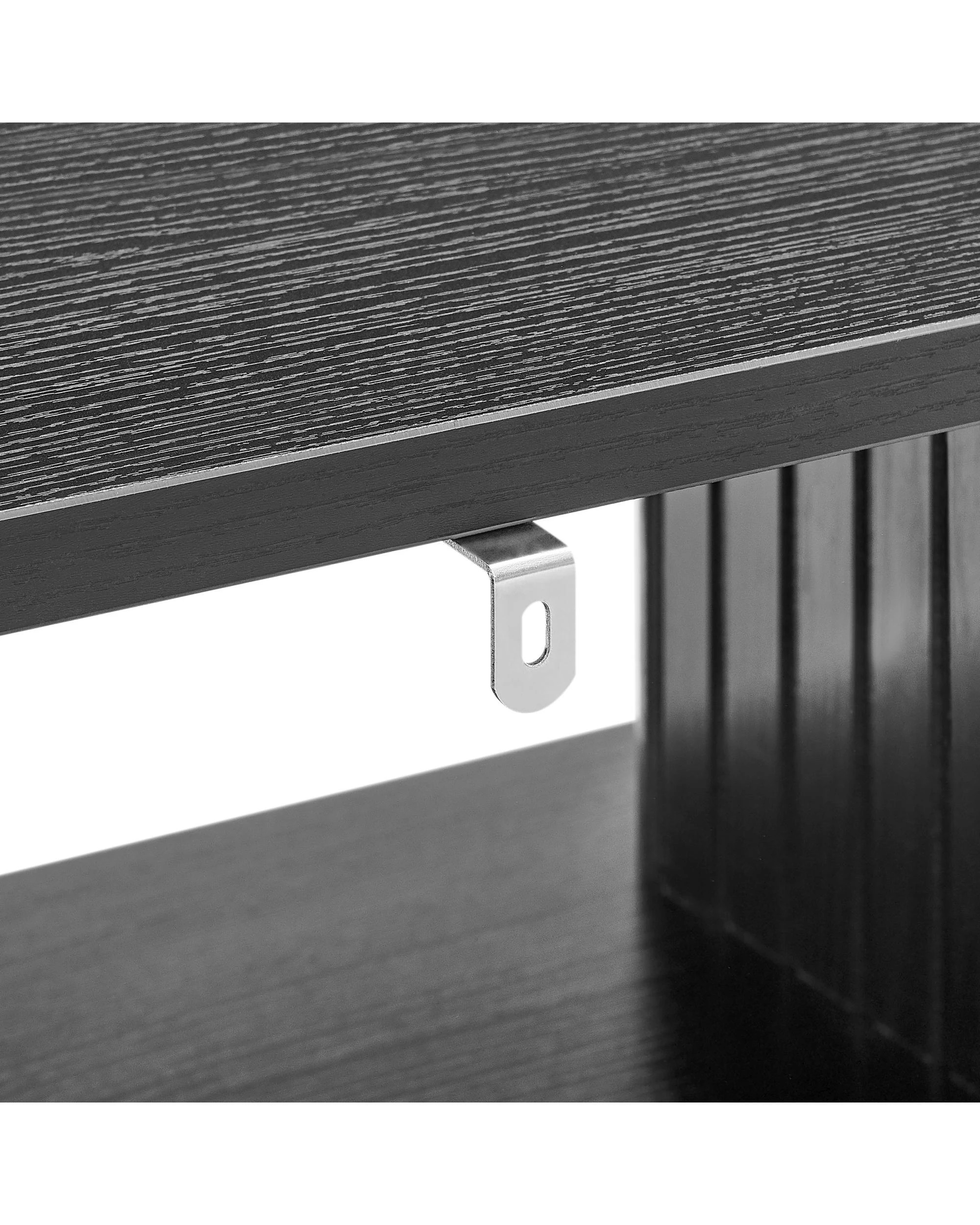 8 Kodu Open Shelf Entertainment TV Unit 180W - Black, 8 of 8