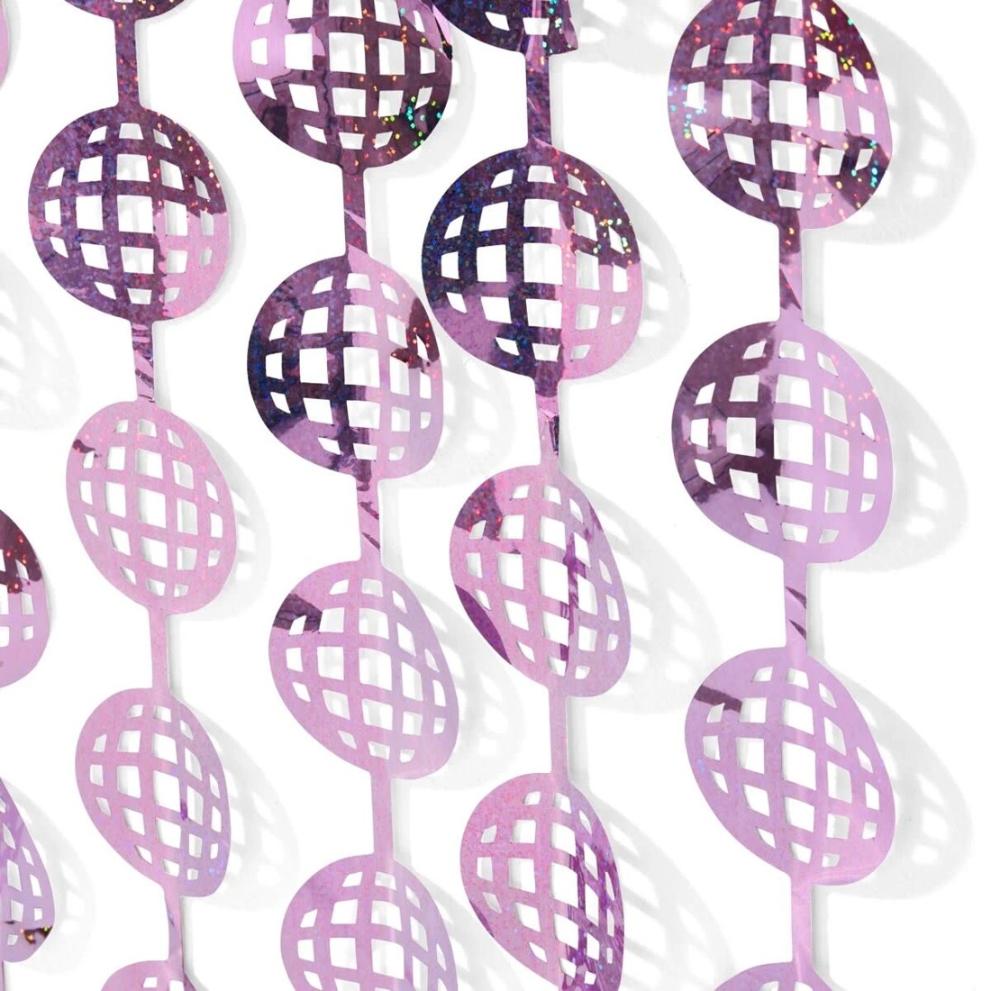 5 Pink Disco Foil Curtain, 5 of 6