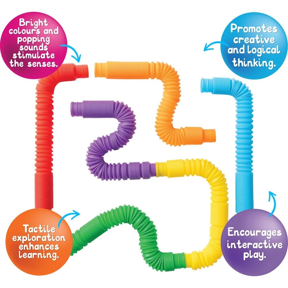 2 Sensory Rainbow Pop Tubes 6 Pack, 2 of 4
