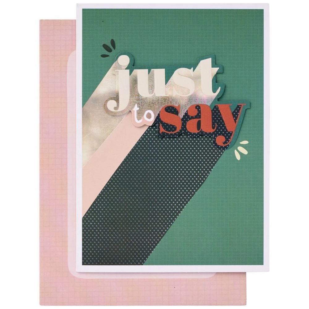 1 Lasting Impressions Card Just to Say, 1 of 2