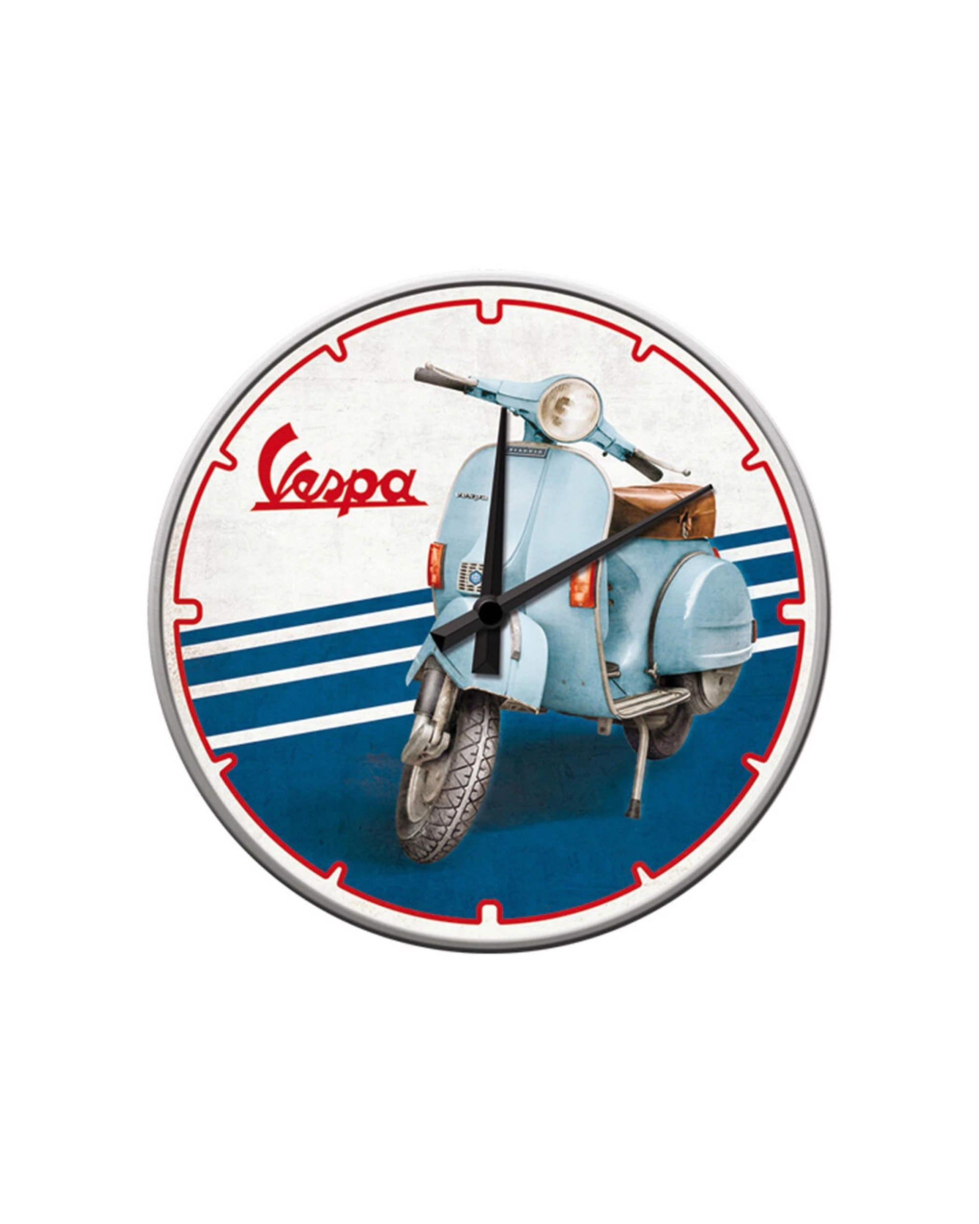 1 Nostalgic-Art Wall Clock 30cm - Retro Vespa Design - Multi, 1 of 3
