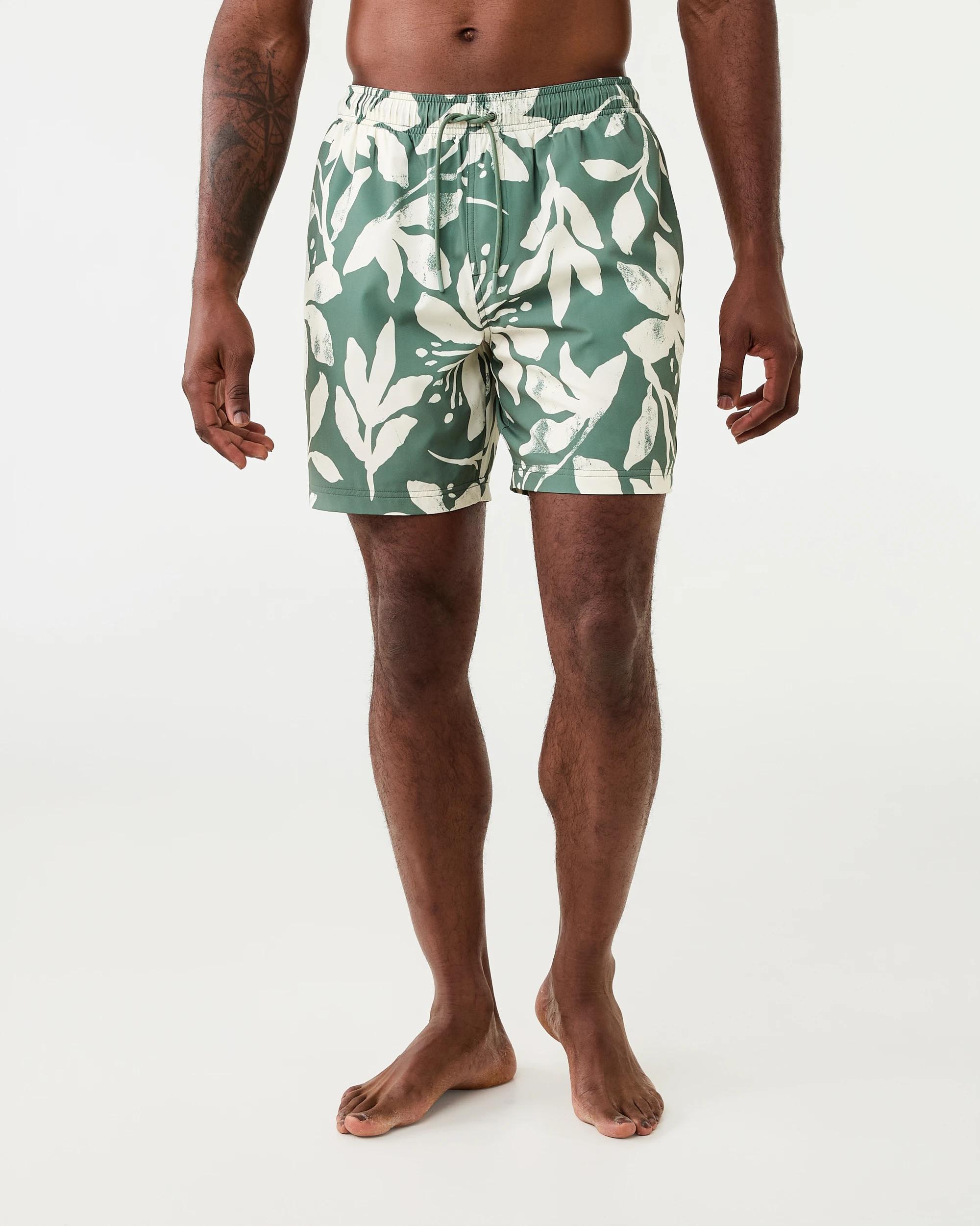 7 Regular Print Boardshorts Grn Troflo, 7 of 7