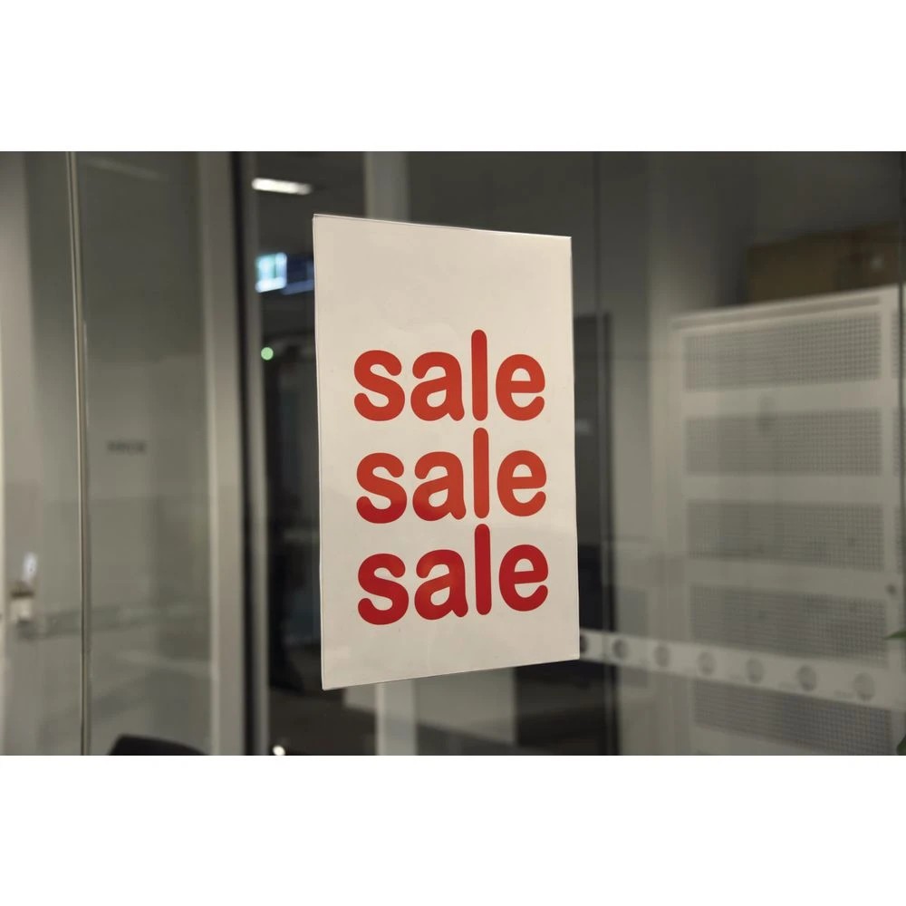 3 Meto A4 Landscape Adhesive Sign Holder Cover, 3 of 3