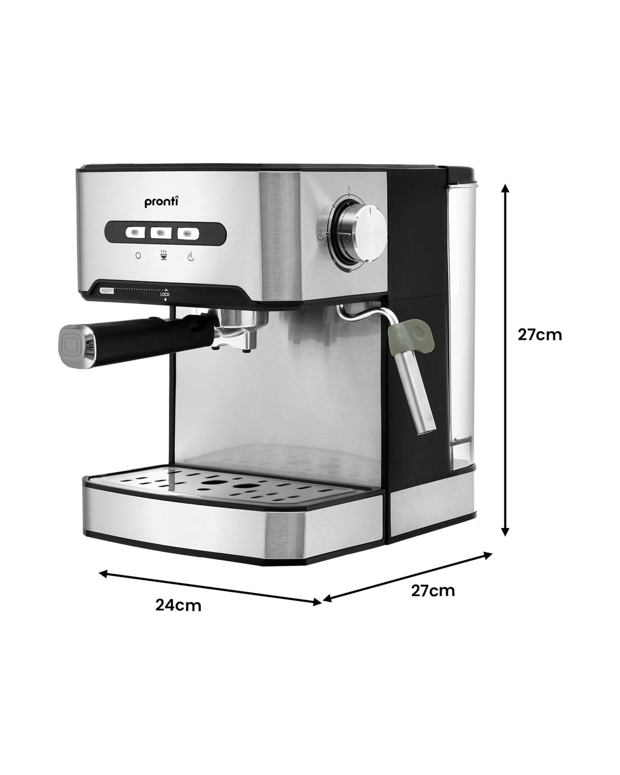 9 Pronti Toaster, Kettle and Coffee Machine Breakfast Set - White, 9 of 9