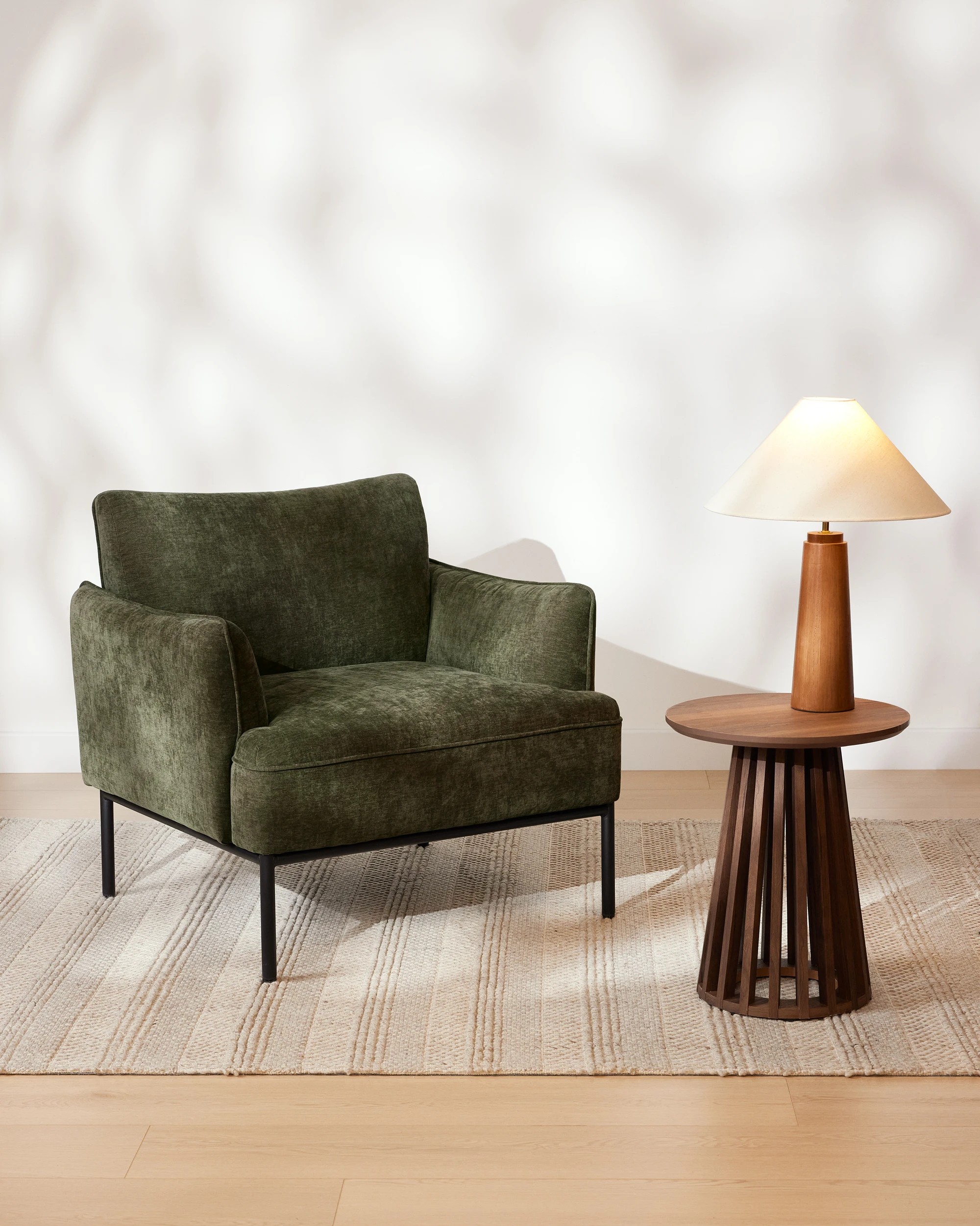 1 Logan Lounge Chair - Green, 1 of 9