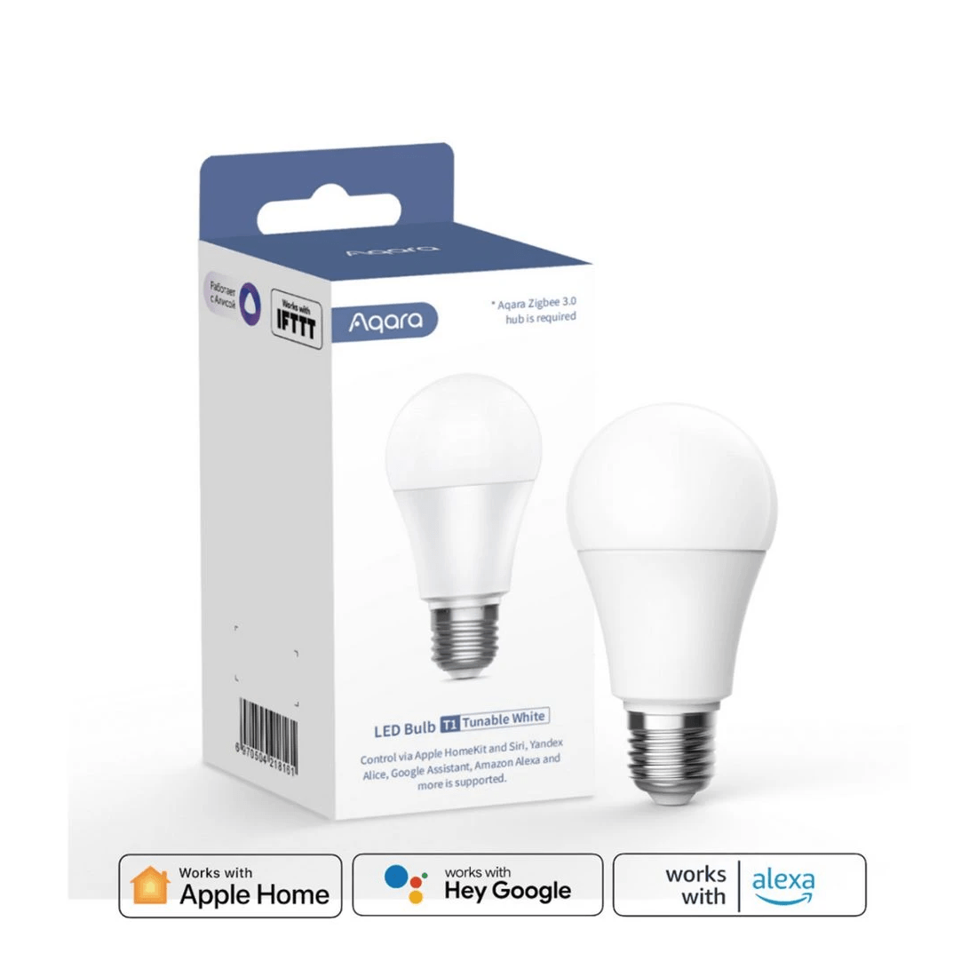 2 Aqara LED Smart Light Bulb T1, 2 of 7