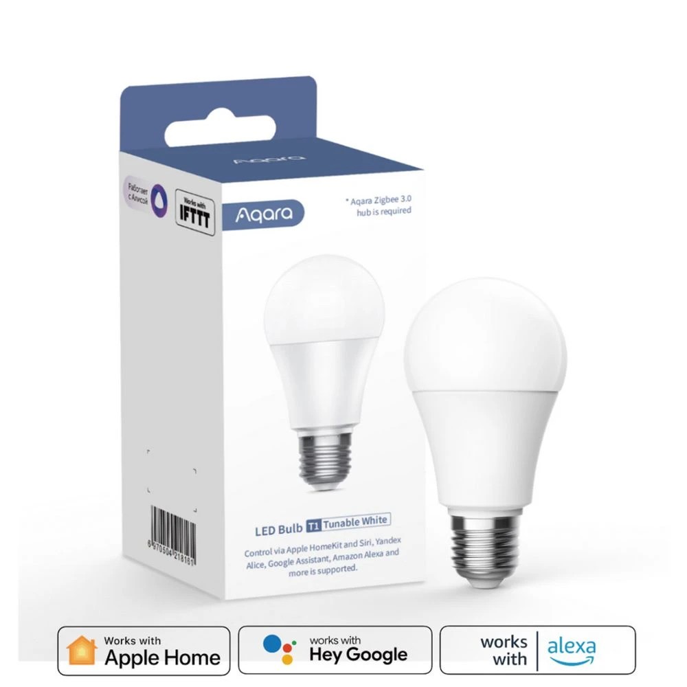2 Aqara LED Smart Light Bulb T1, 2 of 7