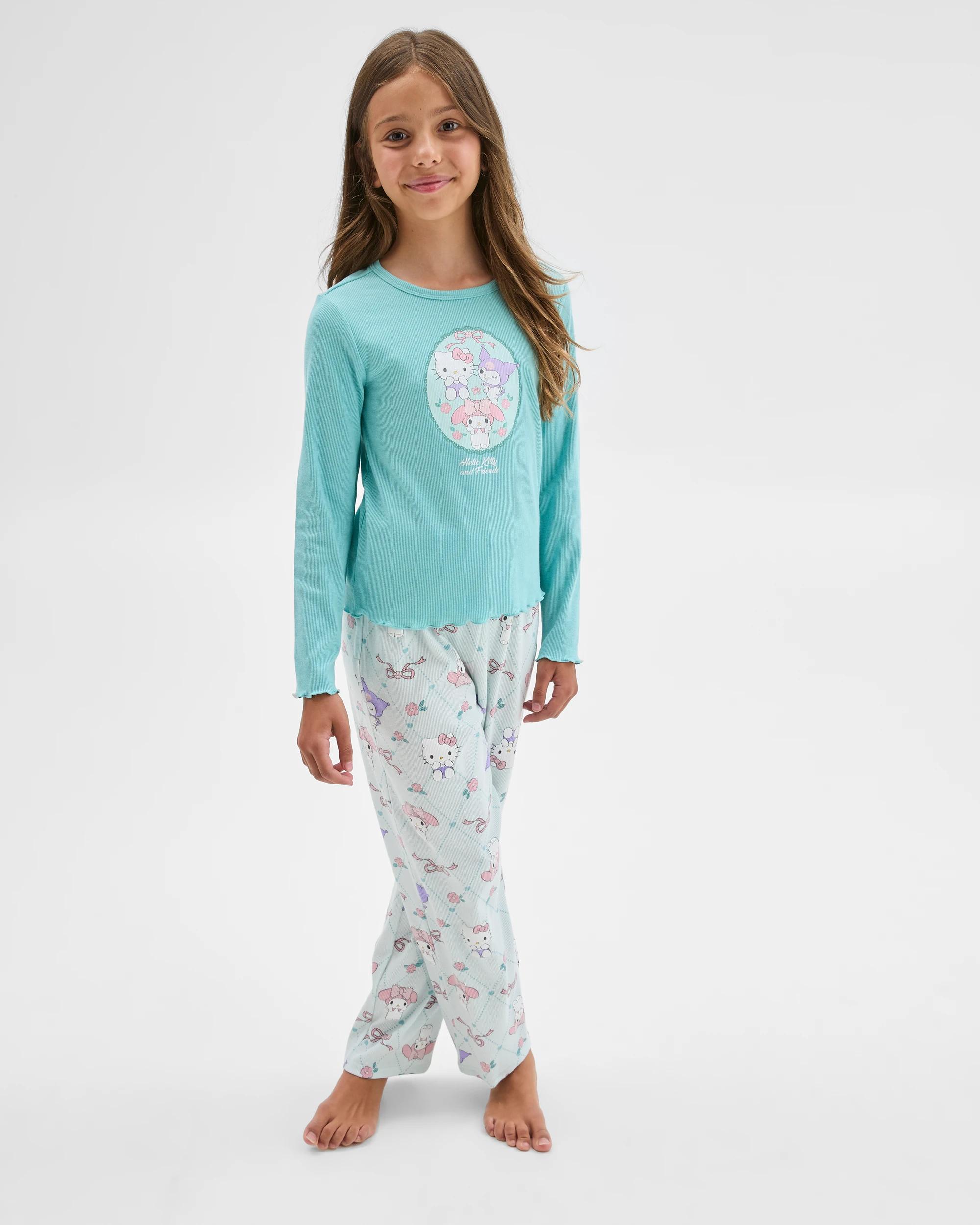 2 Hello Kitty Australian Cotton Older Girls Knit Pyjama Set HELLO KITTY, 2 of 7