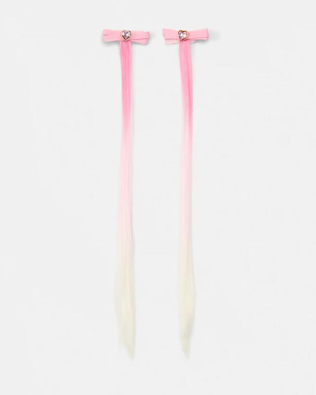 2 Pack Bows Hair Extension C