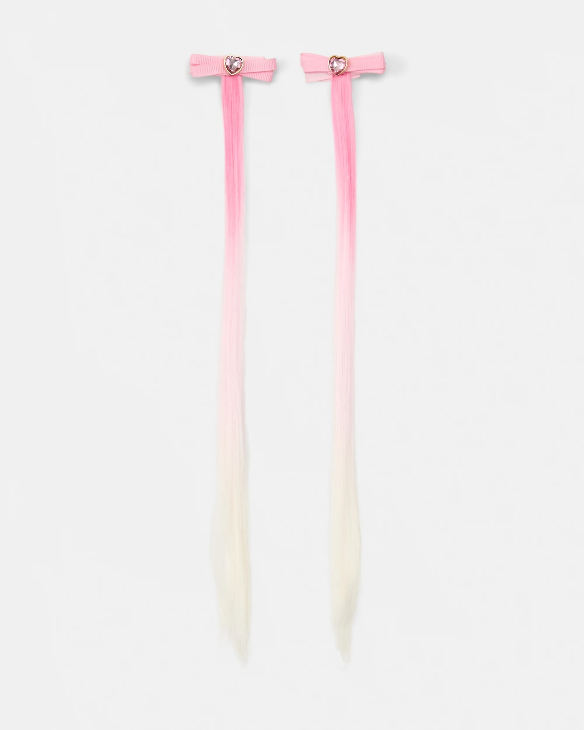 1 2 Pack Bows Hair Extension Clips, 1 of 3