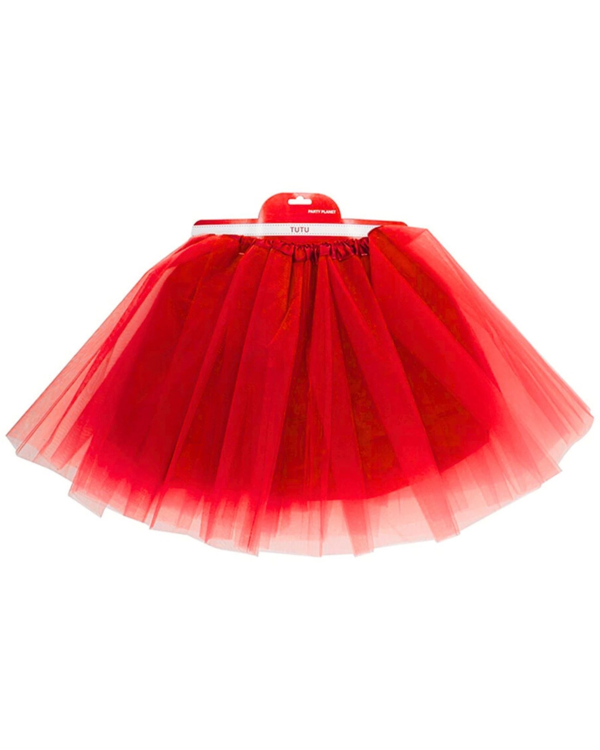 3 Party Planet Adult Tutu - ONE SIZE - Red, 3 of 3