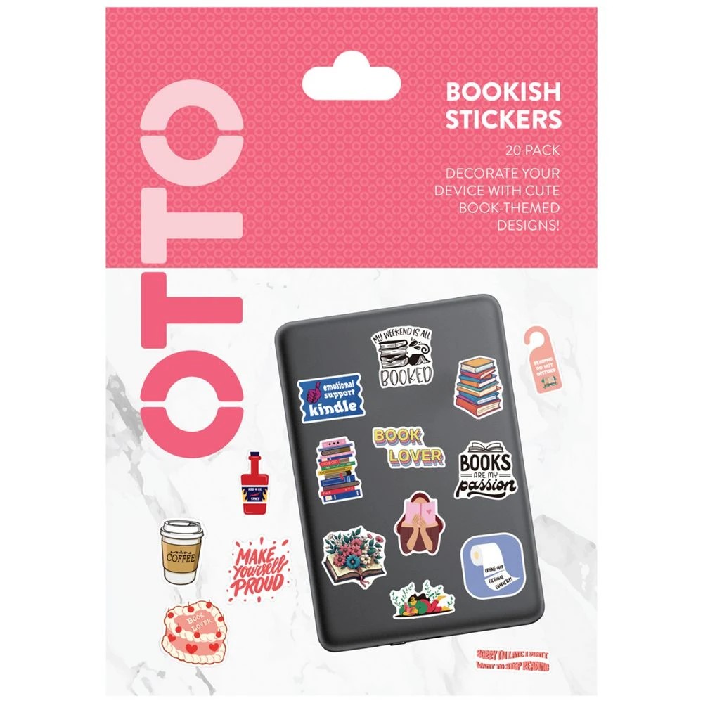 1 Otto Bookish Stickers 20 Pack, 1 of 5