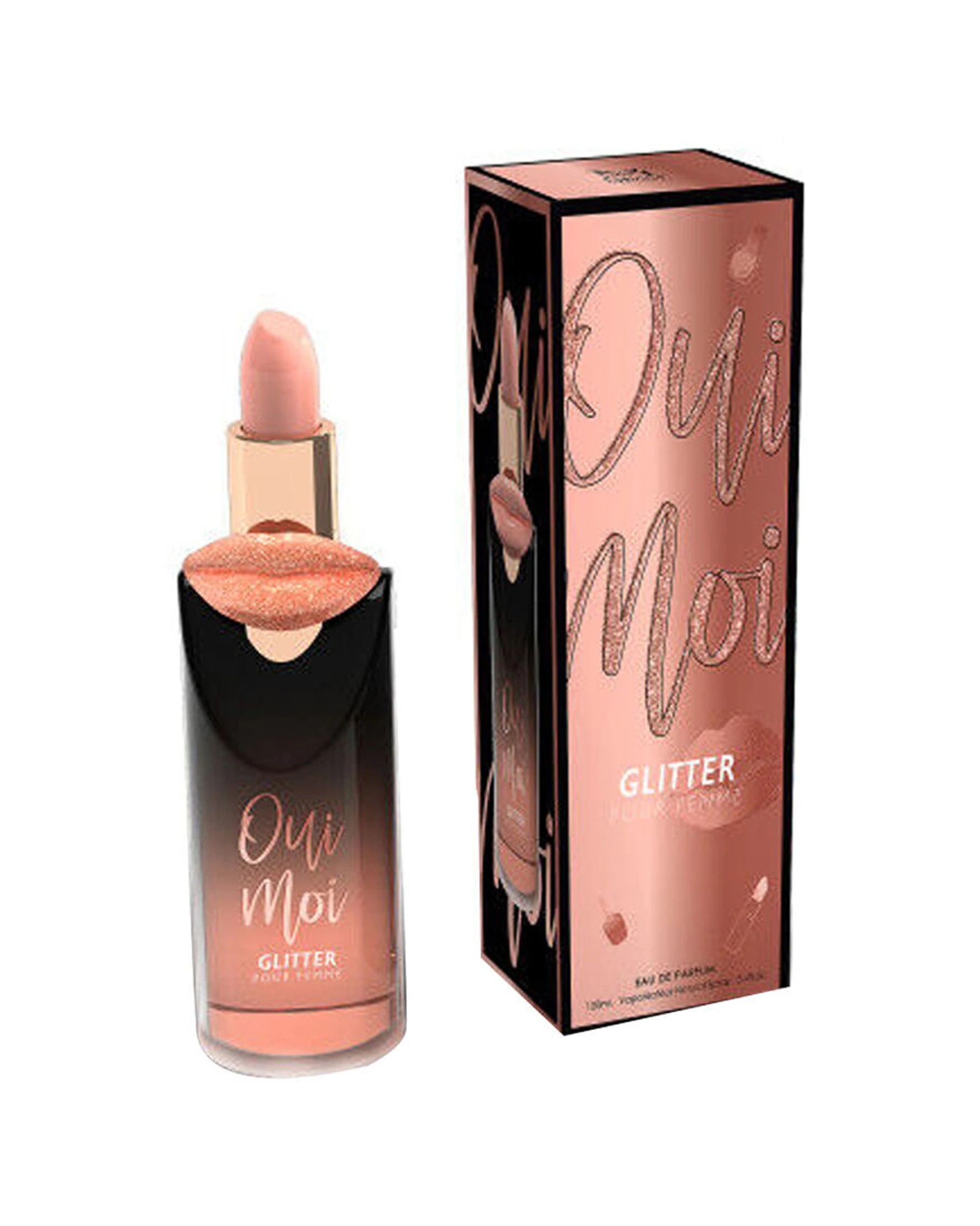 2 Mirage Diamond Collection Oui Moi Glitter Edp Spray For Women 100Ml 2Pk - Pink, 2 of 2