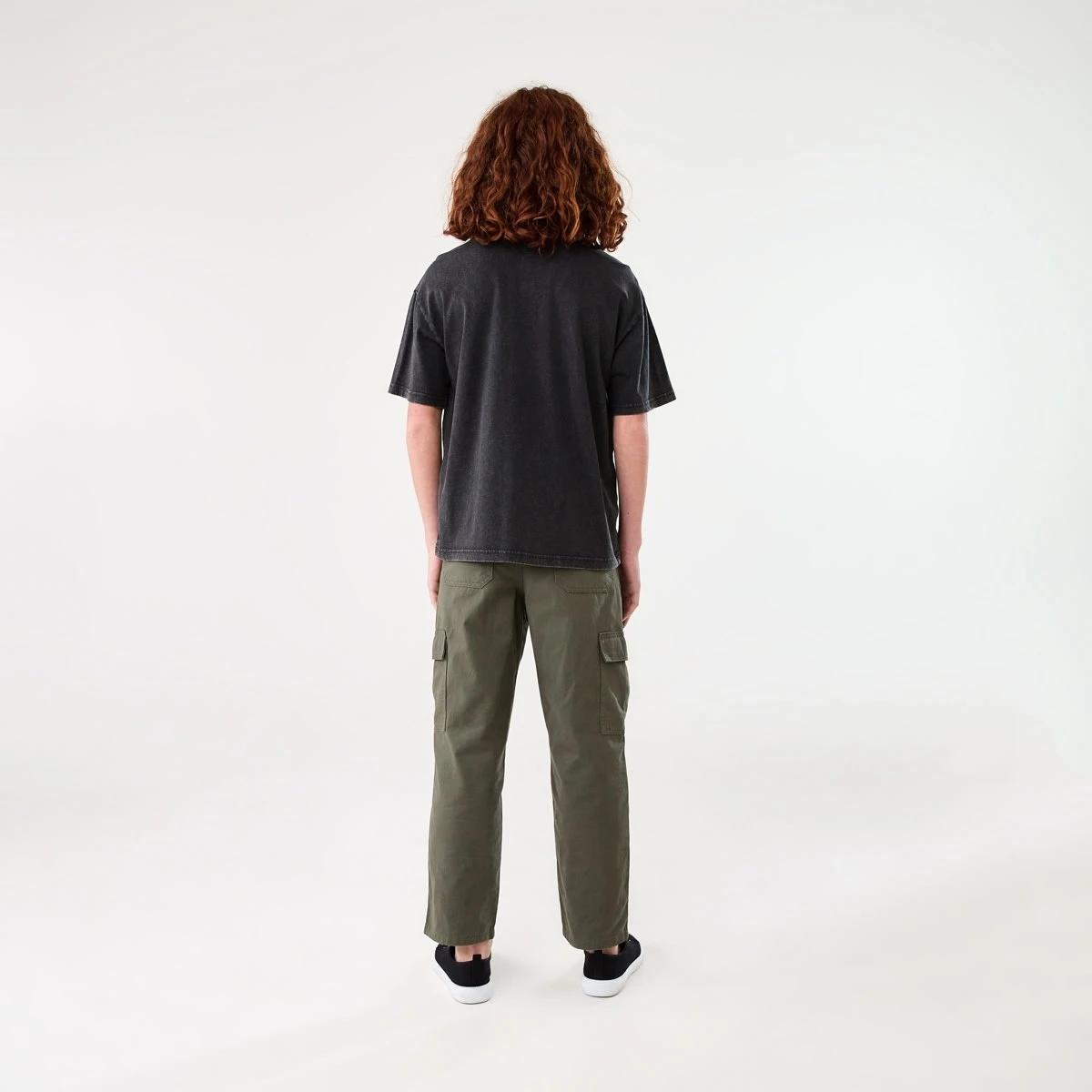 6 Short Sleeve Oversized Acid Wash T-shirt BLACK, 6 of 6