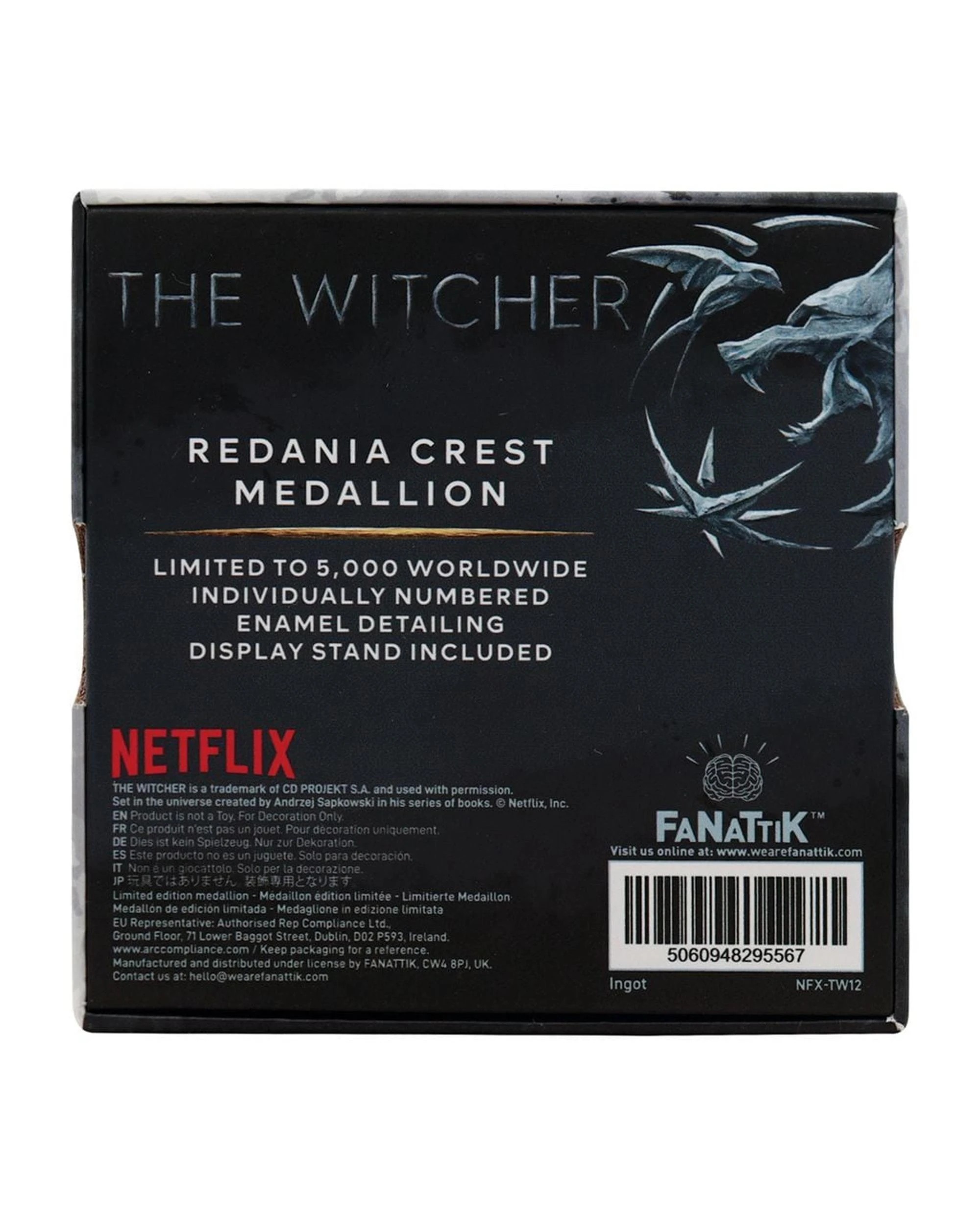 5 Fanattik The Witcher Redania Crest Medallion Replica, 5 of 5