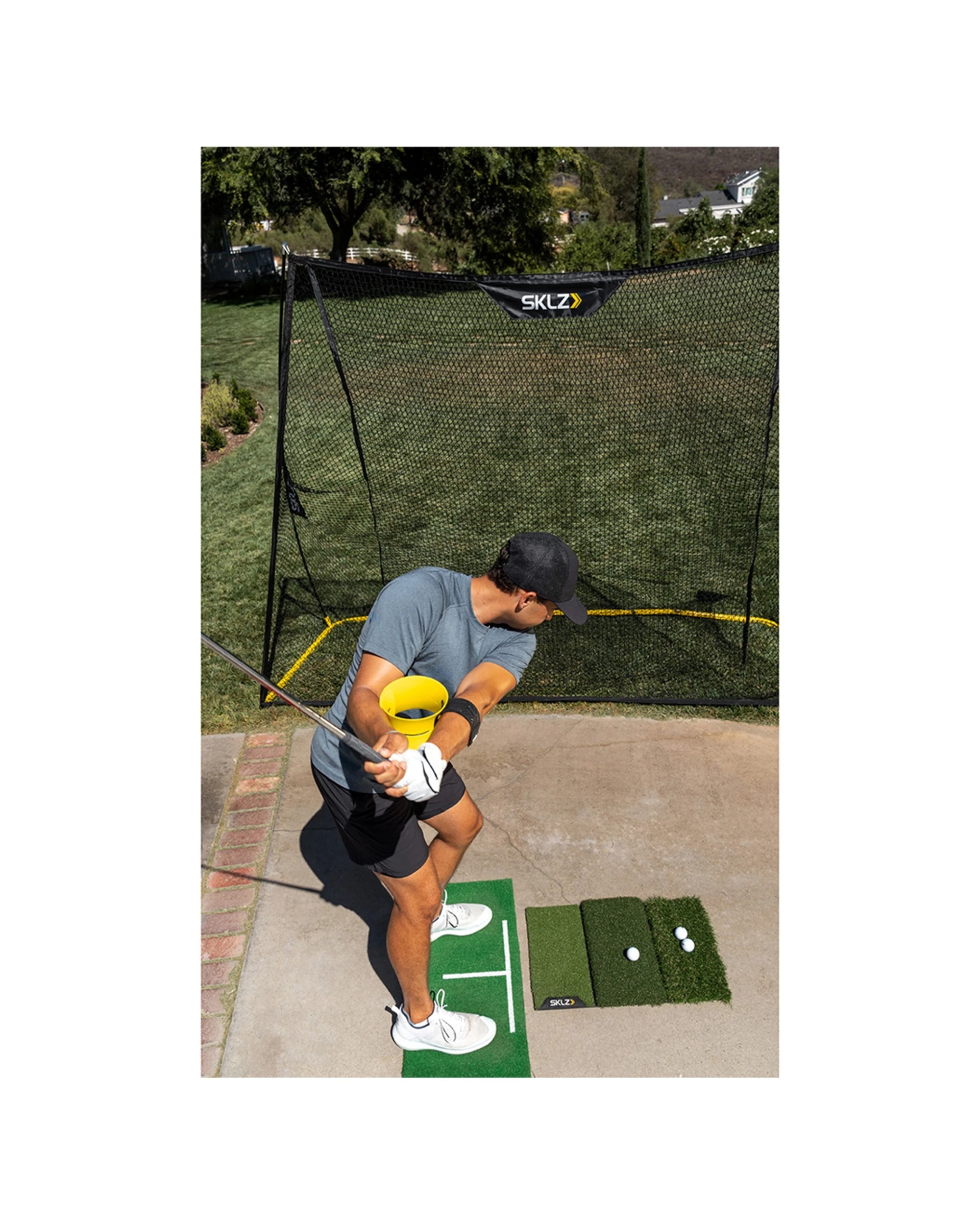 2 Sklz Shallow Shot Golfer Body Arm Sync Device Training Alignment Guide - Yellow, 2 of 8