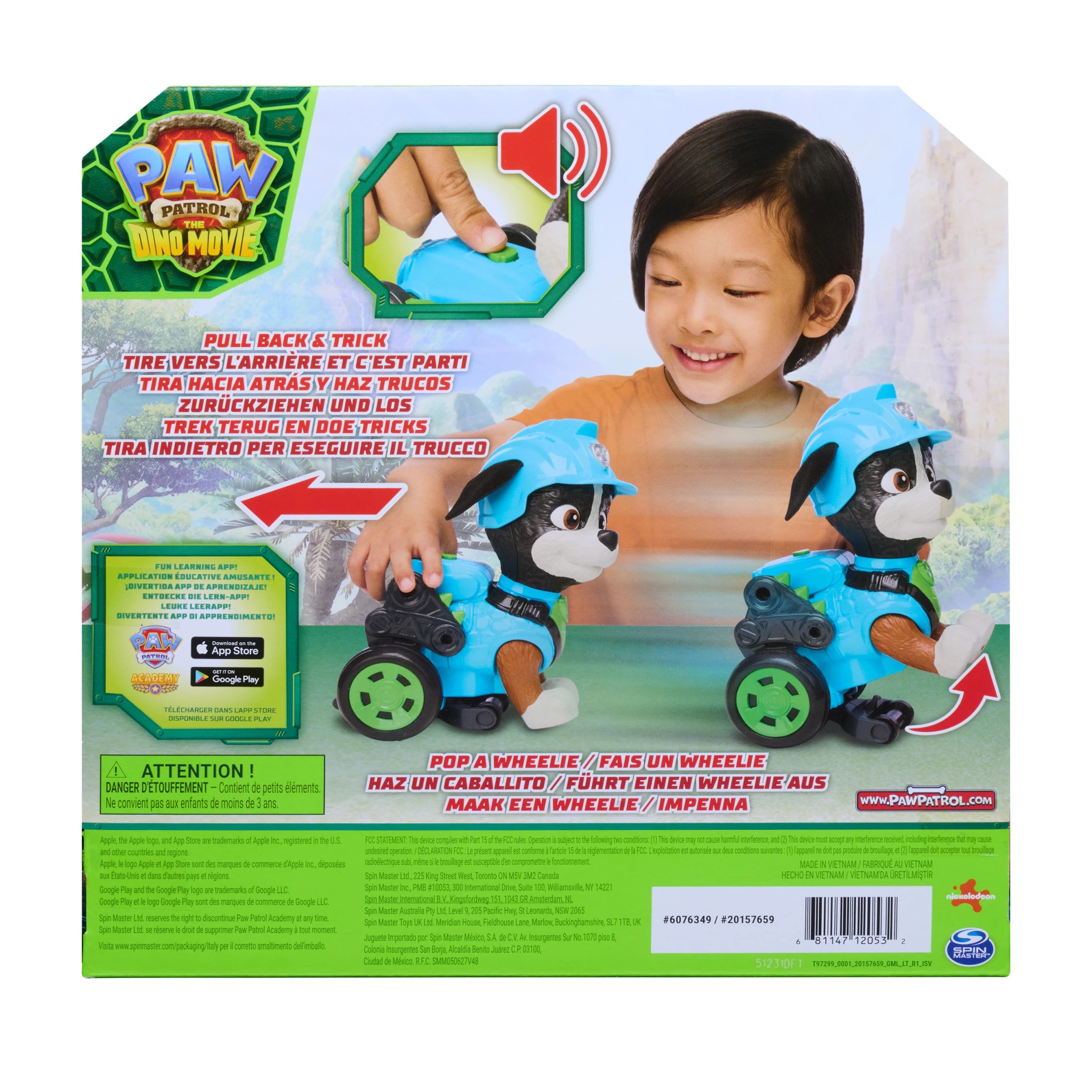 8 PAW Patrol: The Dino Movie Rippin Rescue Rex Action Figure, 8 of 8