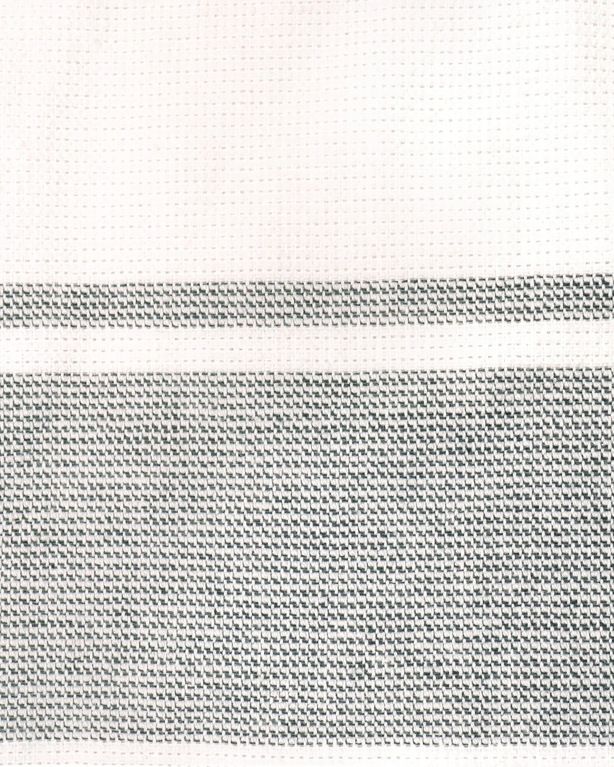 3 Bambury Andie Cotton Lightweight Striped Beach Towel with Fringe Moss - Grey, 3 of 3