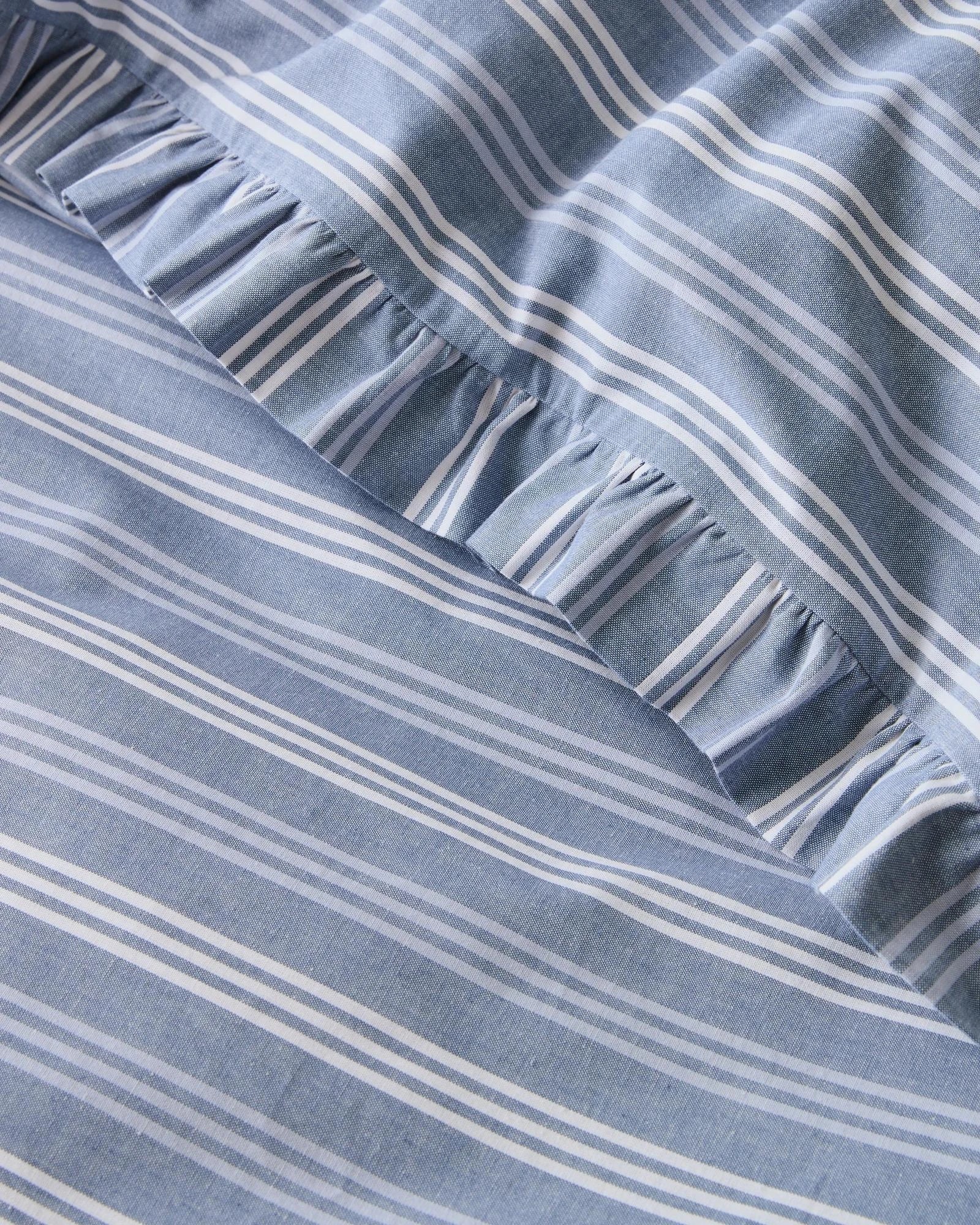 3 Target Yarn Dyed Stripe Cotton Quilt Cover Set - Queen Bed - Blue, 3 of 3