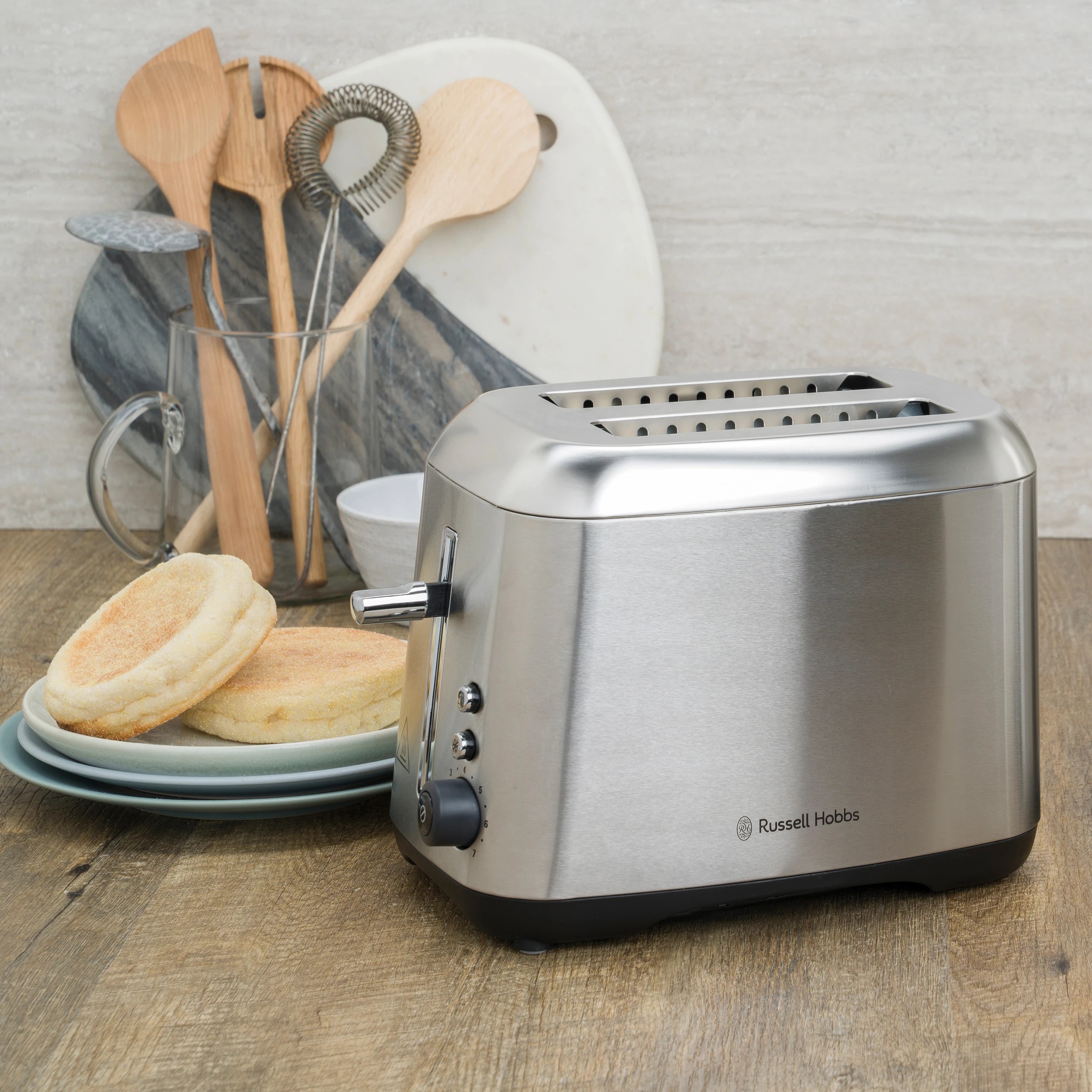 5 Russell Hobbs Carlton 2 Slice Toaster - Brushed, 5 of 6
