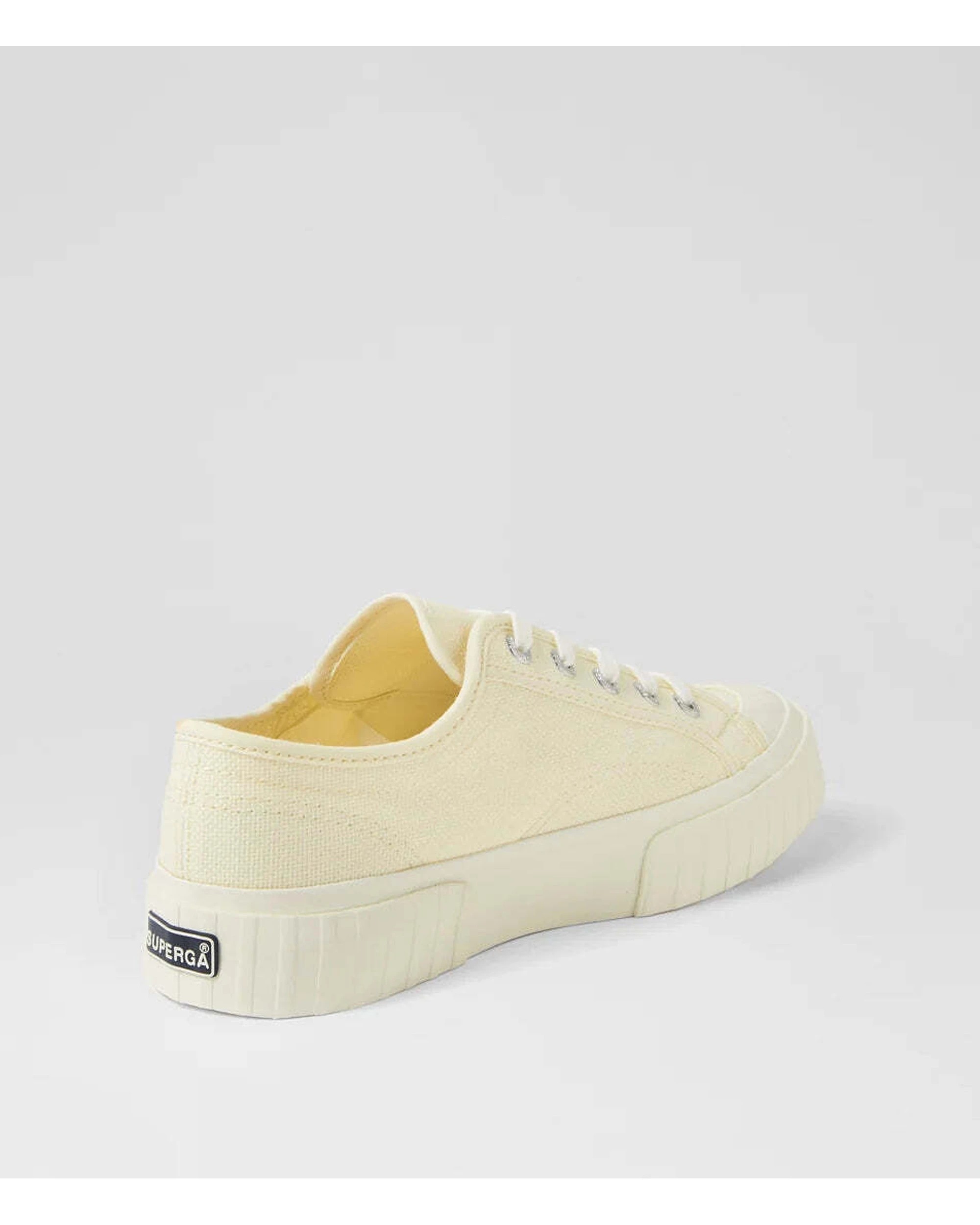 2 Superga 2630 Stripe Canvas Casual Sneakers Lace-Up Shoes - 7.5 - Beige, 2 of 4