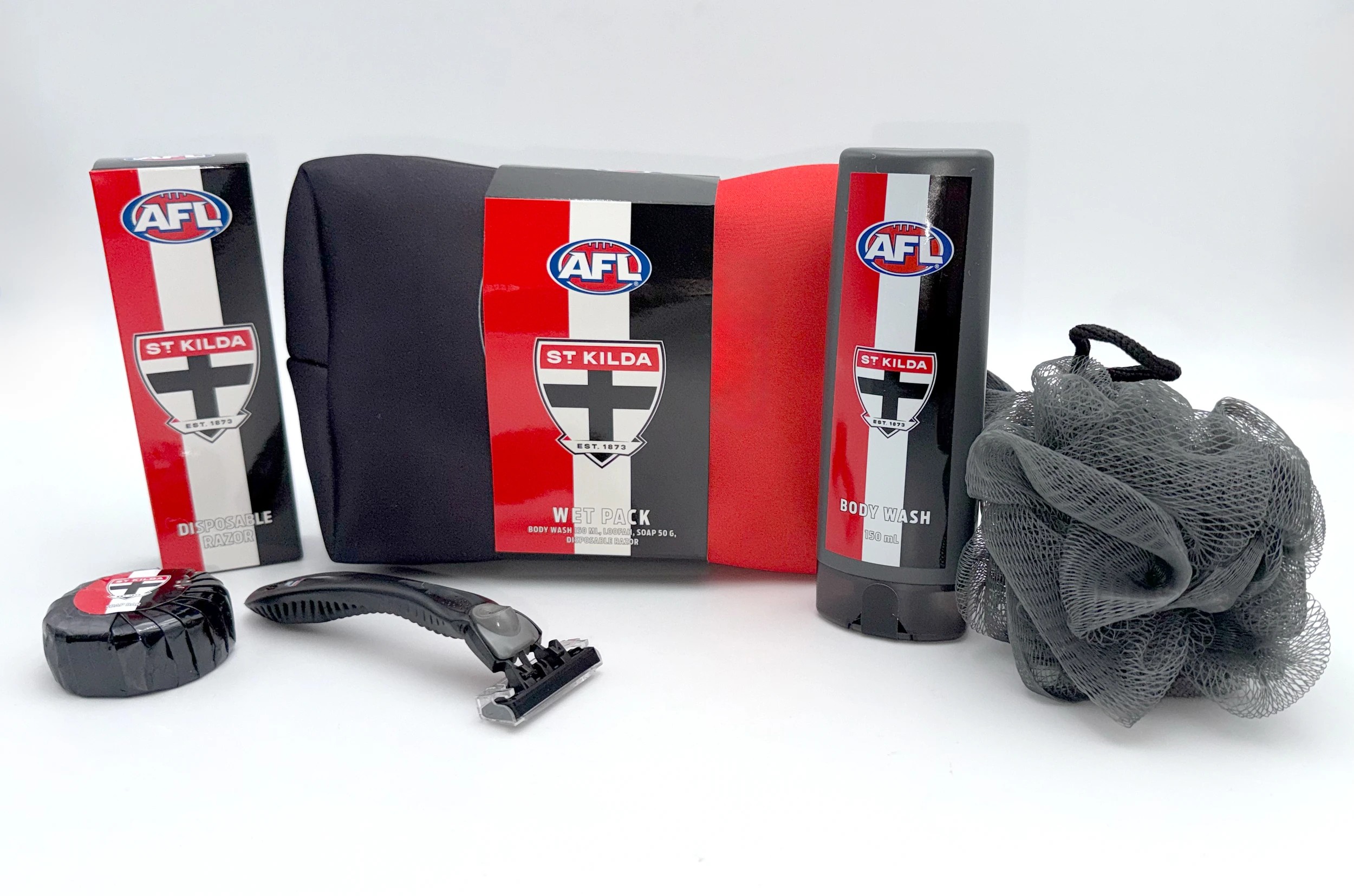 1 AFL St. Kilda Toiletry Bag Set, 1 of 5